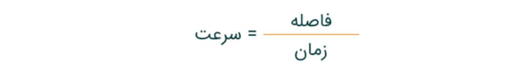 فرمول سرعت
