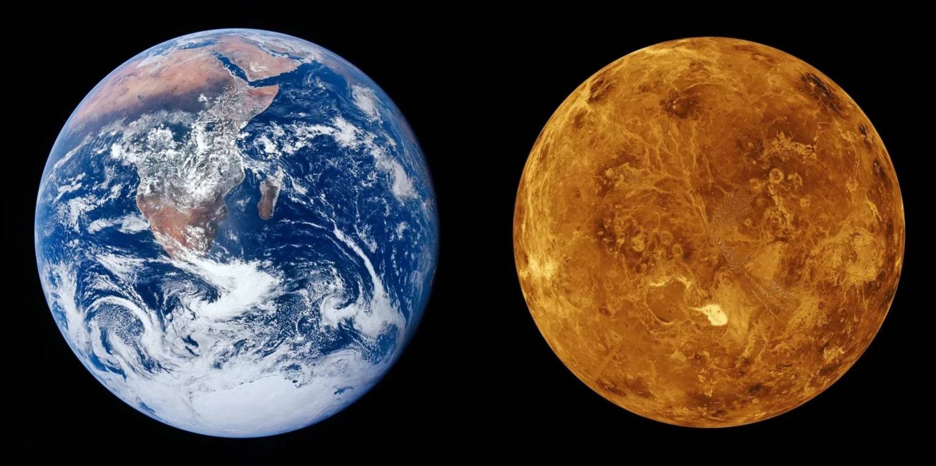سیاره زمین و زهره