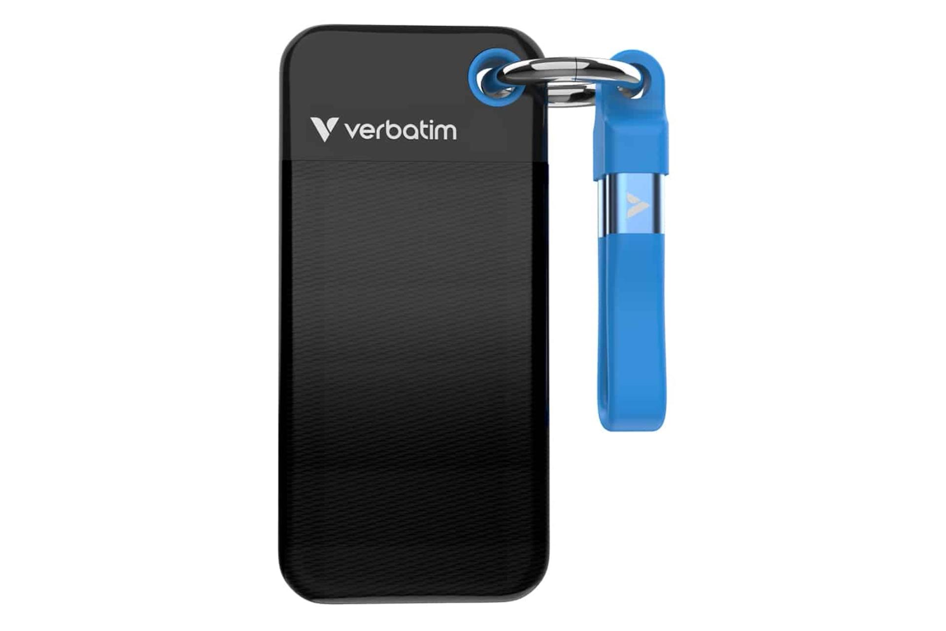 اس اس دی اکسترنال ورباتیم Verbatim Pocket USB 3.2 Gen 2 مشکی و آبی