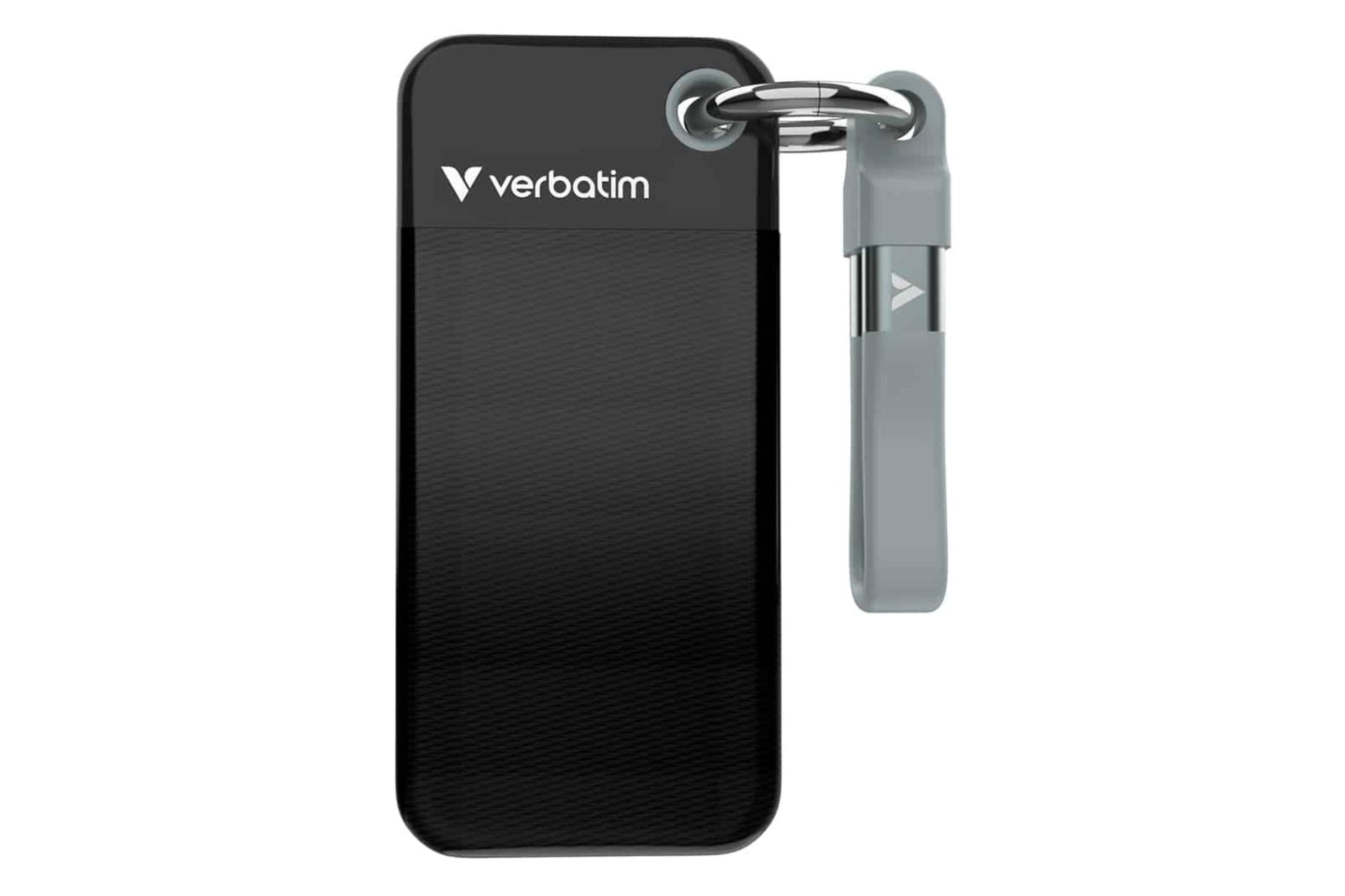 اس اس دی اکسترنال ورباتیم Verbatim Pocket USB 3.2 Gen 2 مشکی و خاکستری
