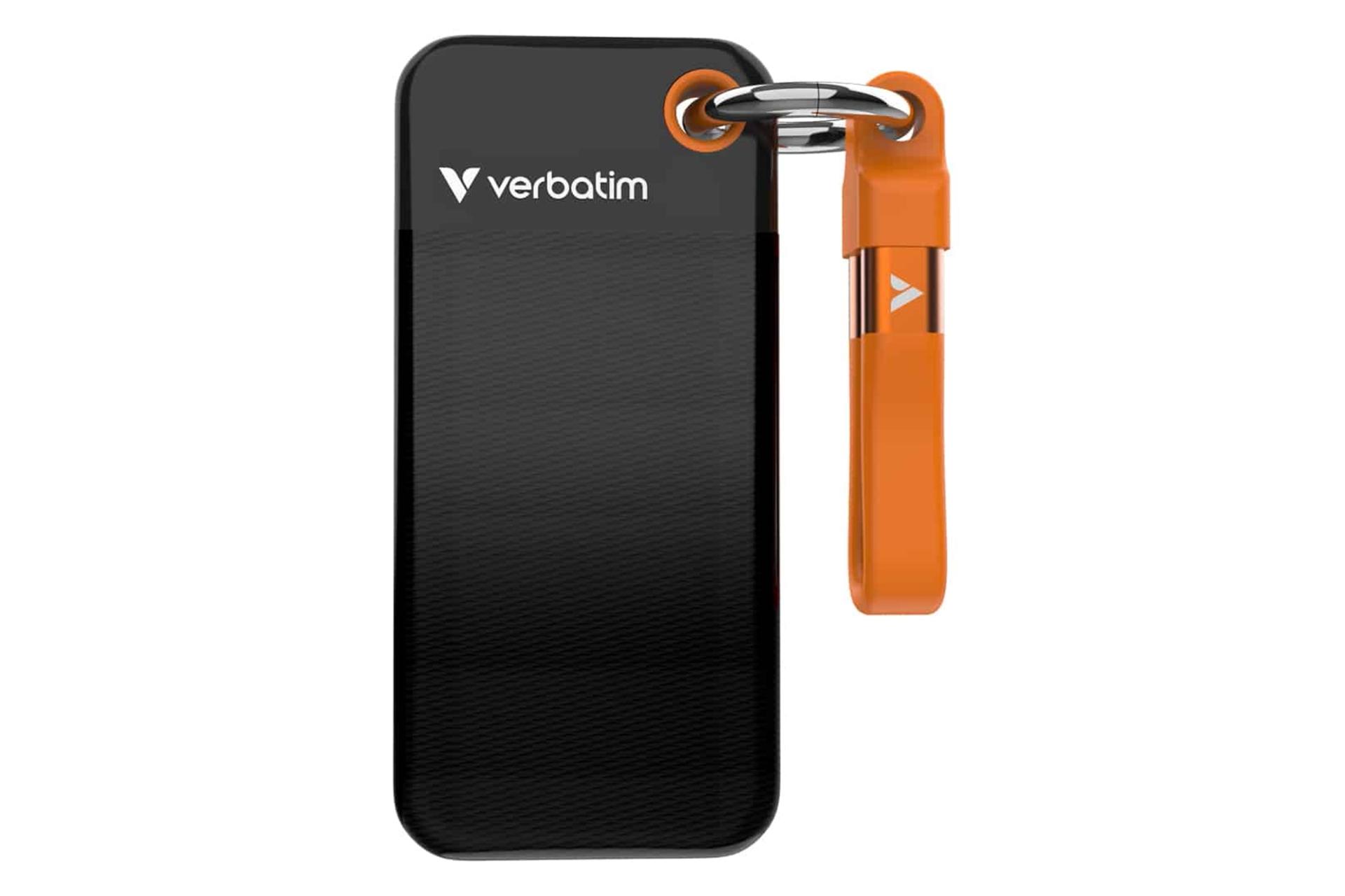 اس اس دی اکسترنال ورباتیم Verbatim Pocket USB 3.2 Gen 2 مشکی و نارنجی