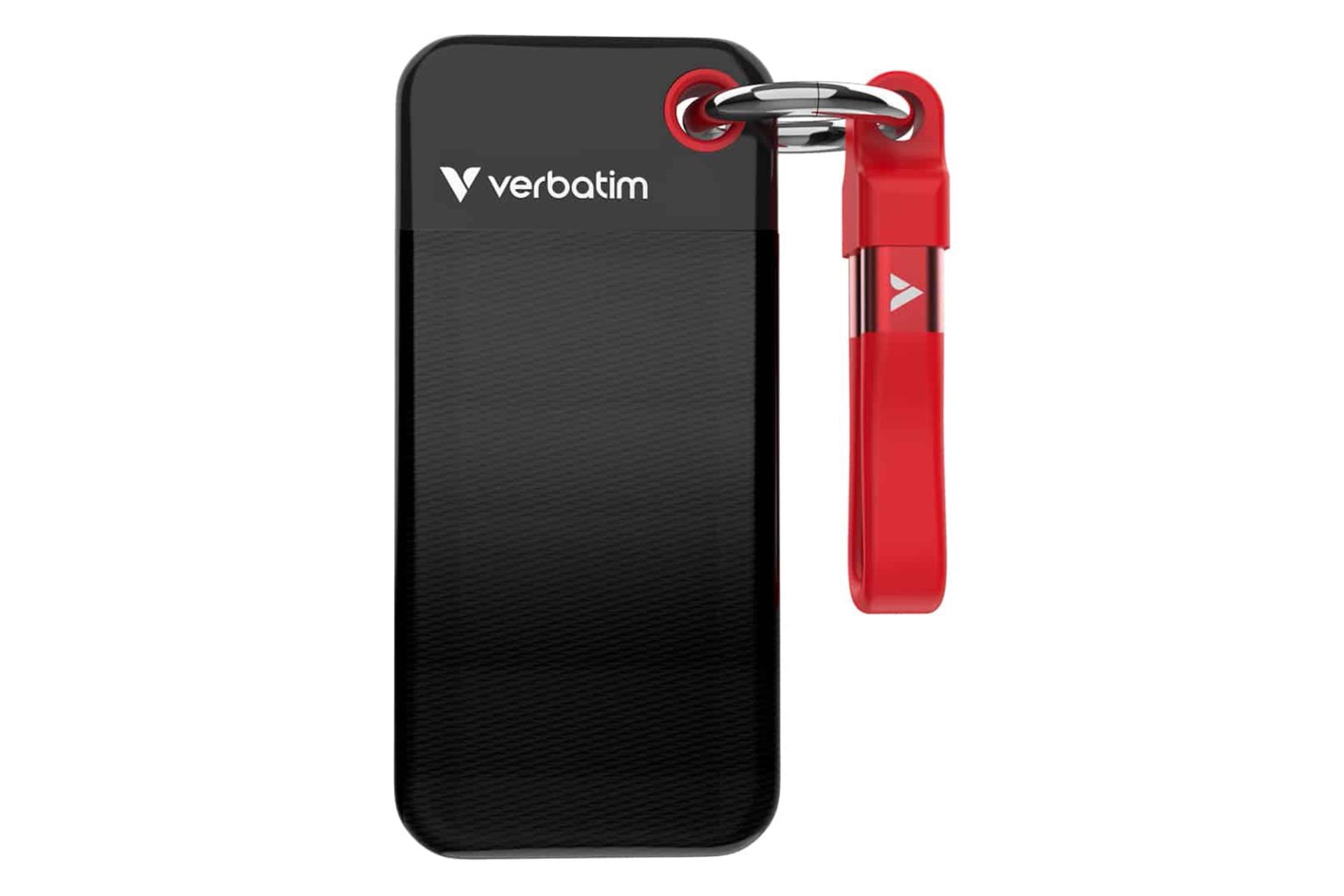 اس اس دی اکسترنال ورباتیم Verbatim Pocket USB 3.2 Gen 2 مشکی و قرمز