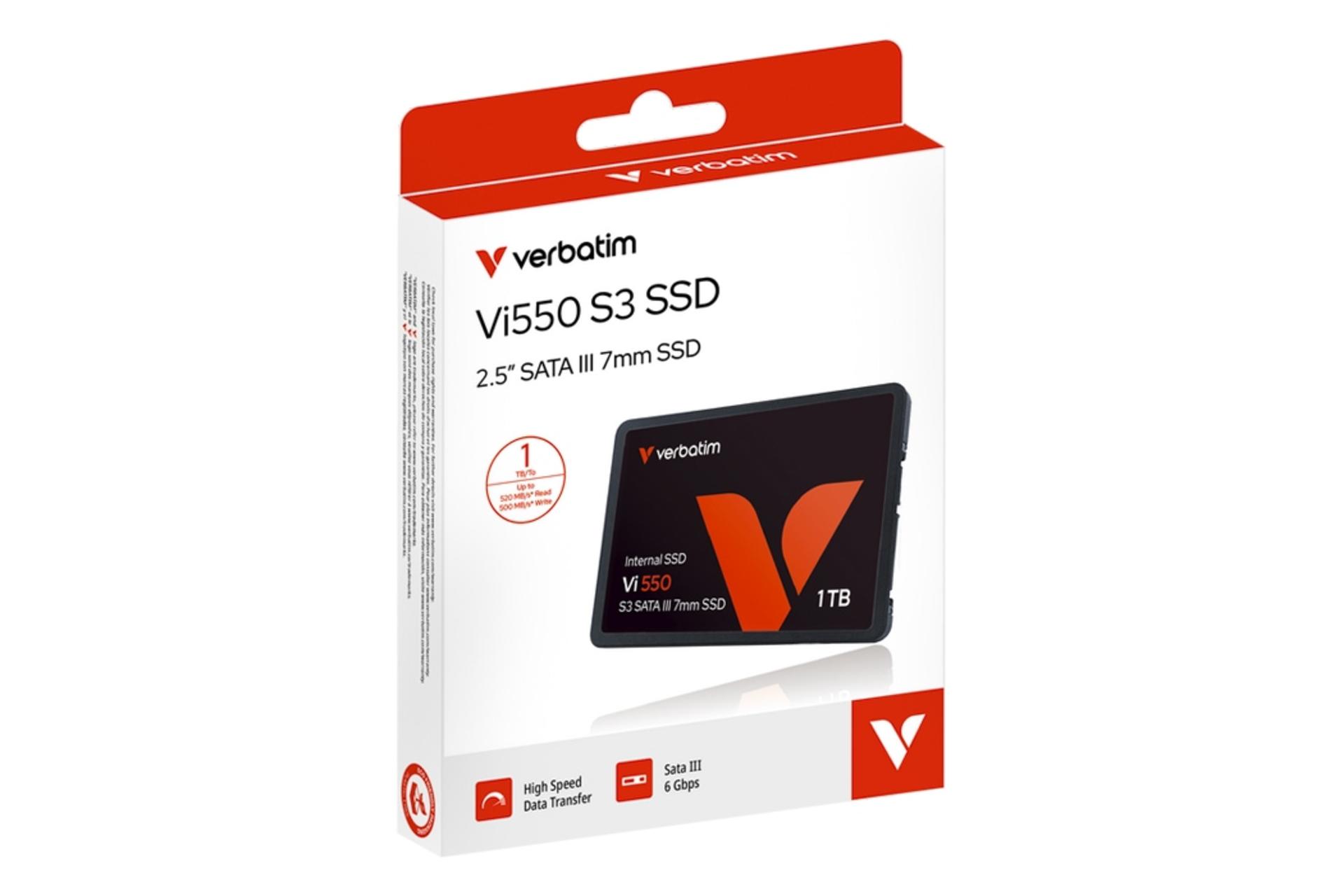 جعبه اس اس دی ورباتیم Verbatim Vi550 S3 SATA 2.5 Inch 1TB