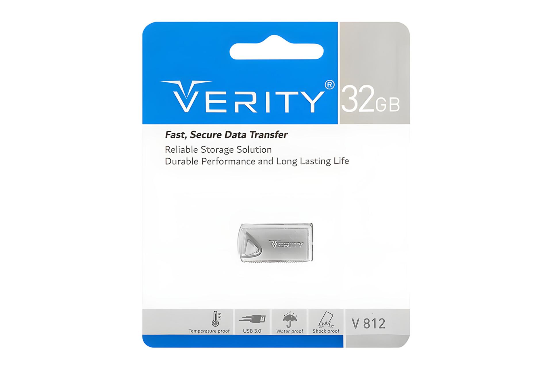 جعبه فلش مموری وریتی Verity V 812 32GB USB 3.0