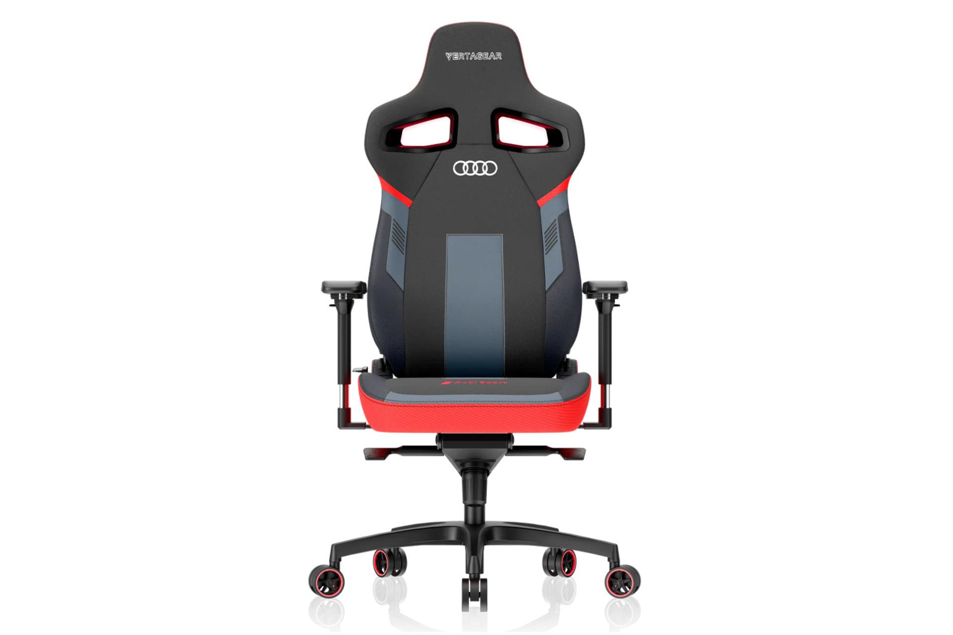 صندلی گیمینگ ورتاگیر PL4800 Audi Sport Edition نمای روبرو