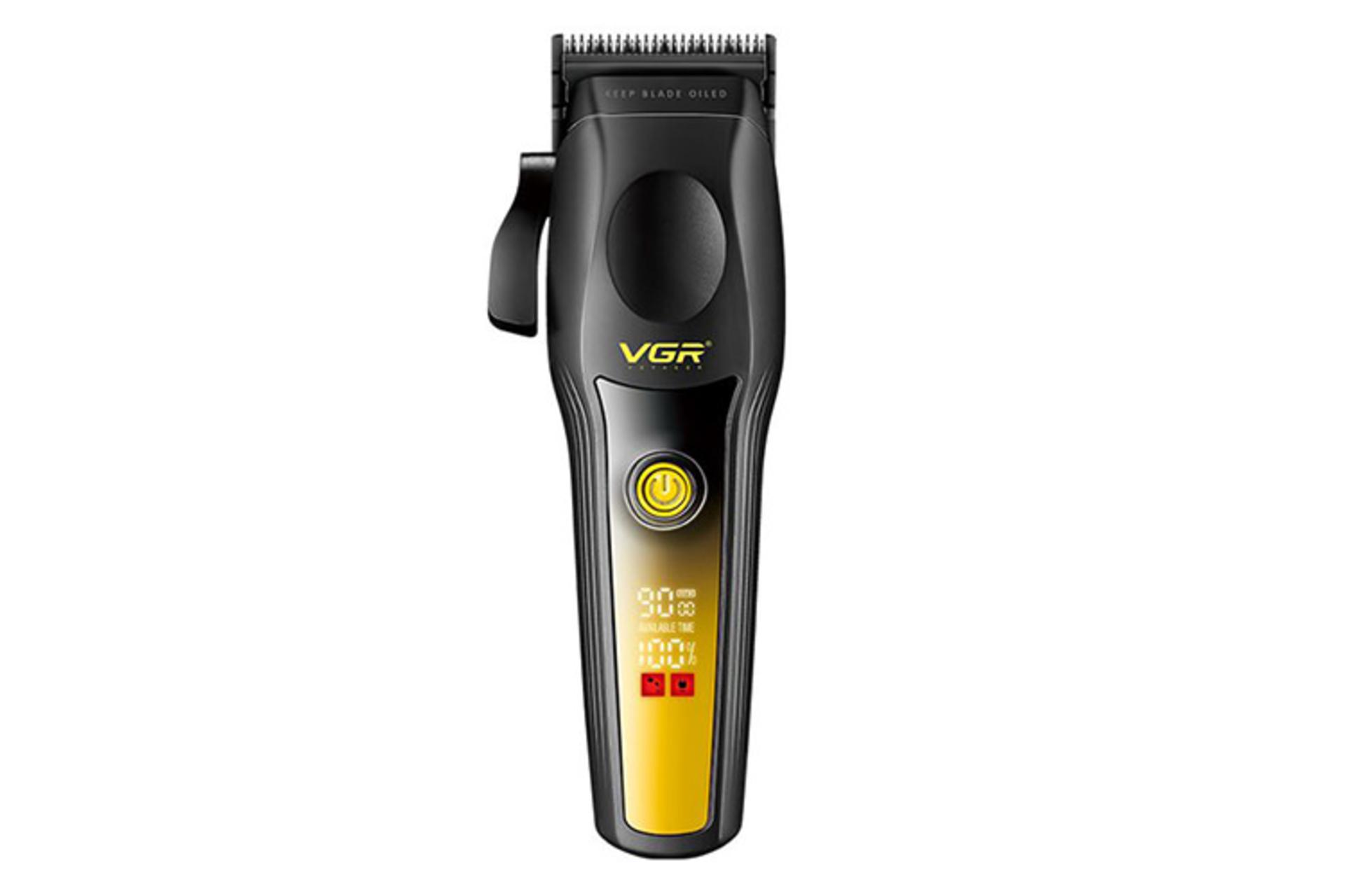 ماشین اصلاح و ریش تراش وی جی آر VGR V-195 رنگ زرد