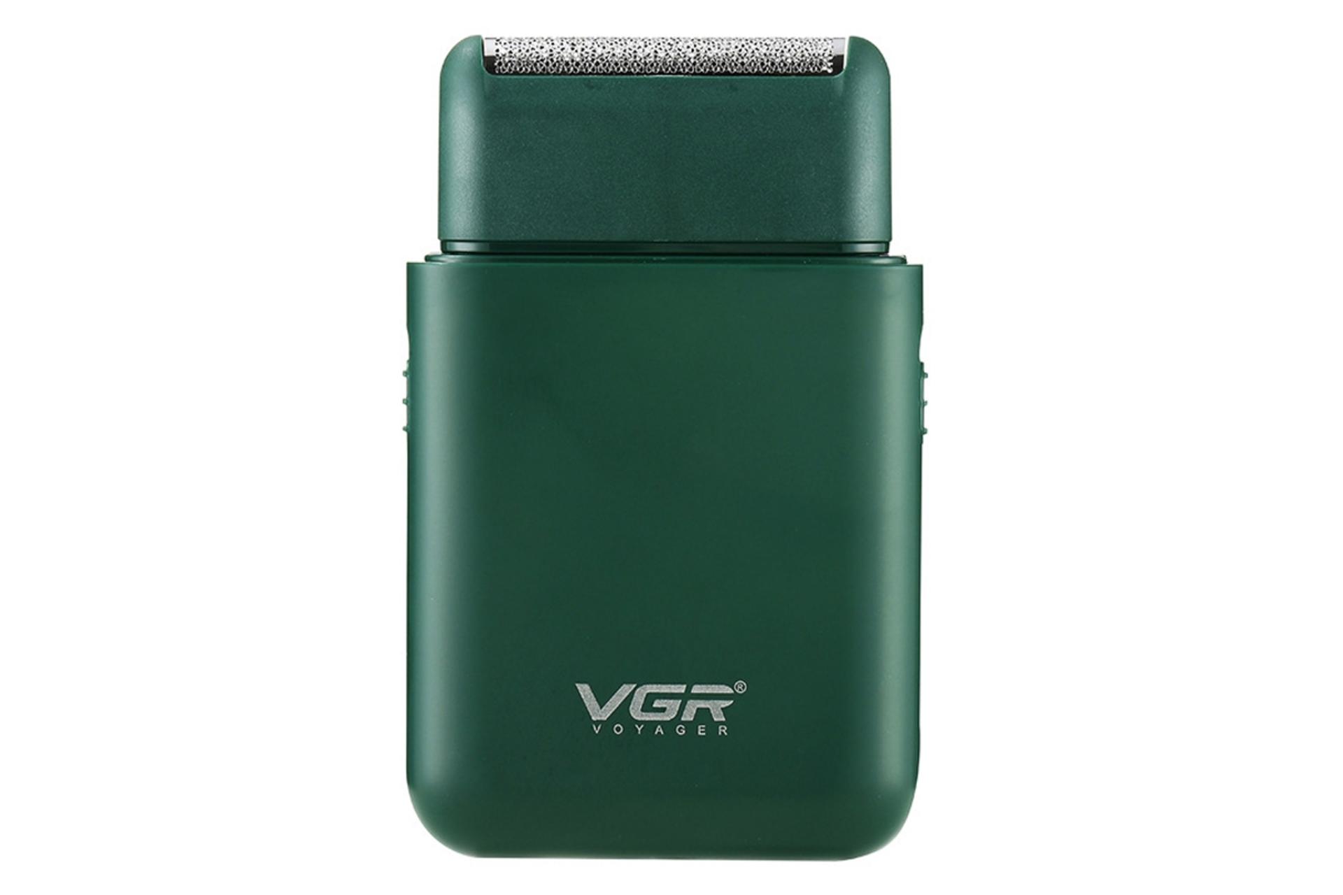 ماشین اصلاح و ریش تراش وی جی آر V-390 رنگ سبز