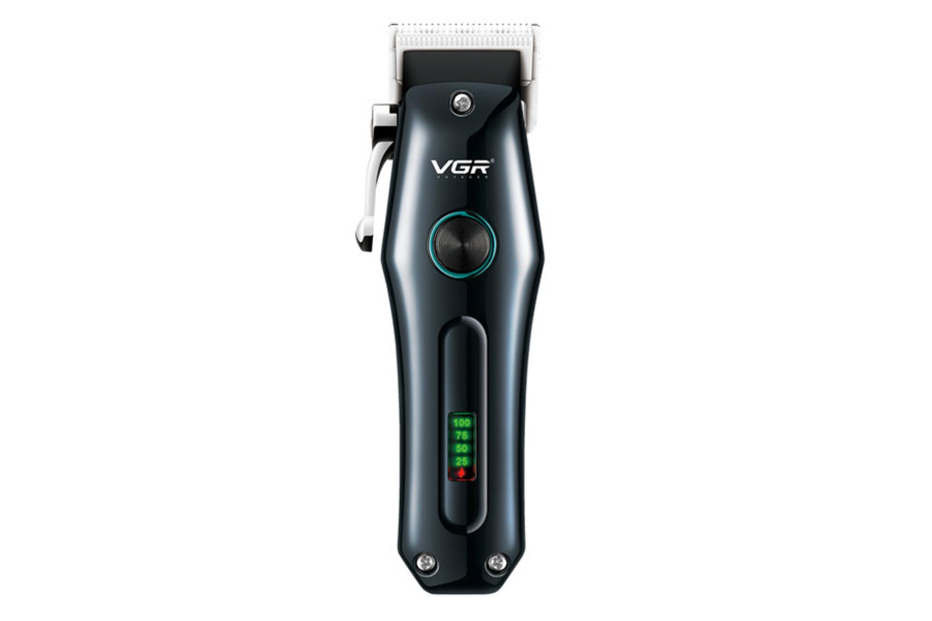 ماشین اصلاح وی جی آر VGR V-969 رنگ مشکی آبی