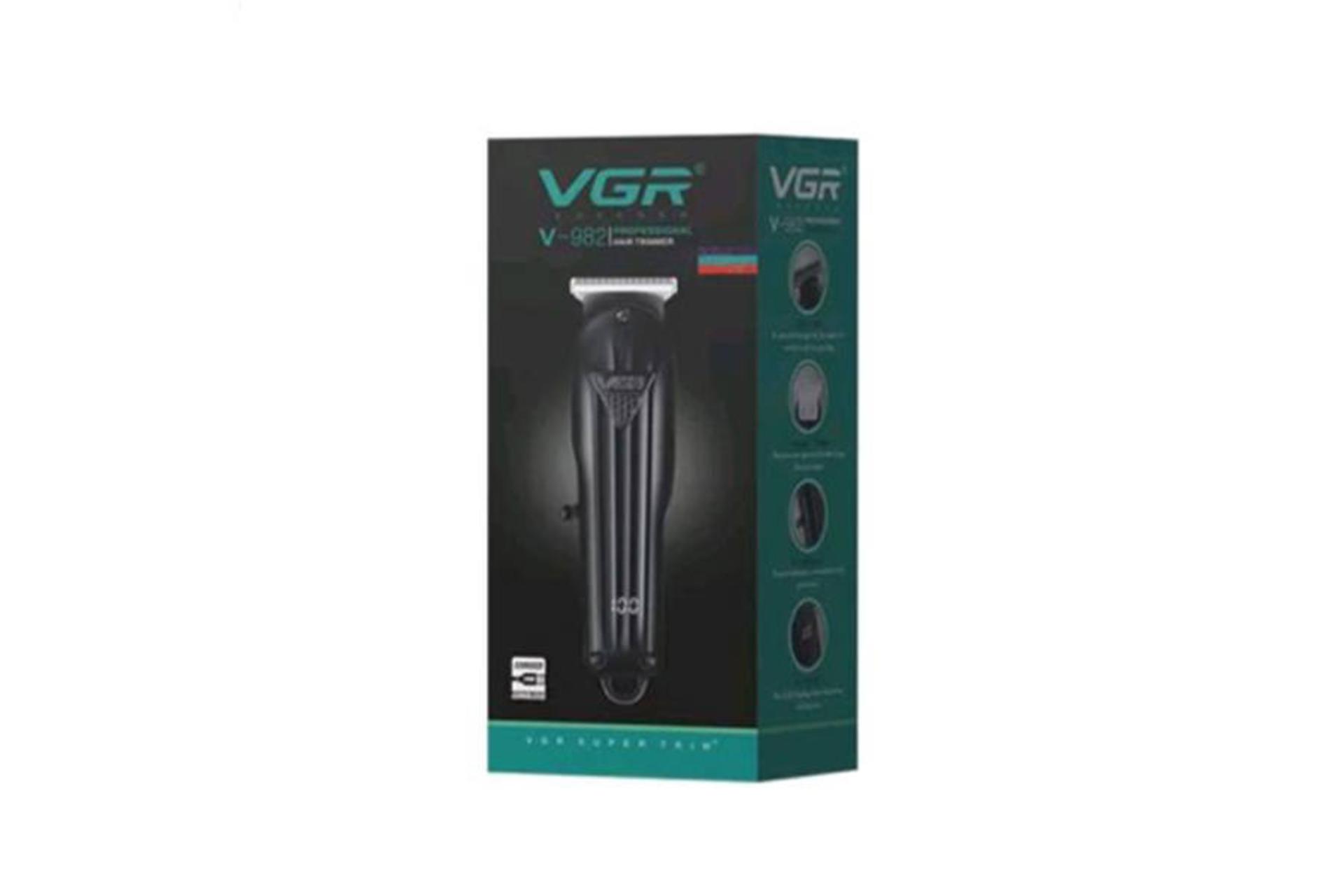 ماشین اصلاح و ریش تراش وی جی آر VGR V-982 جعبه و بسته بندی