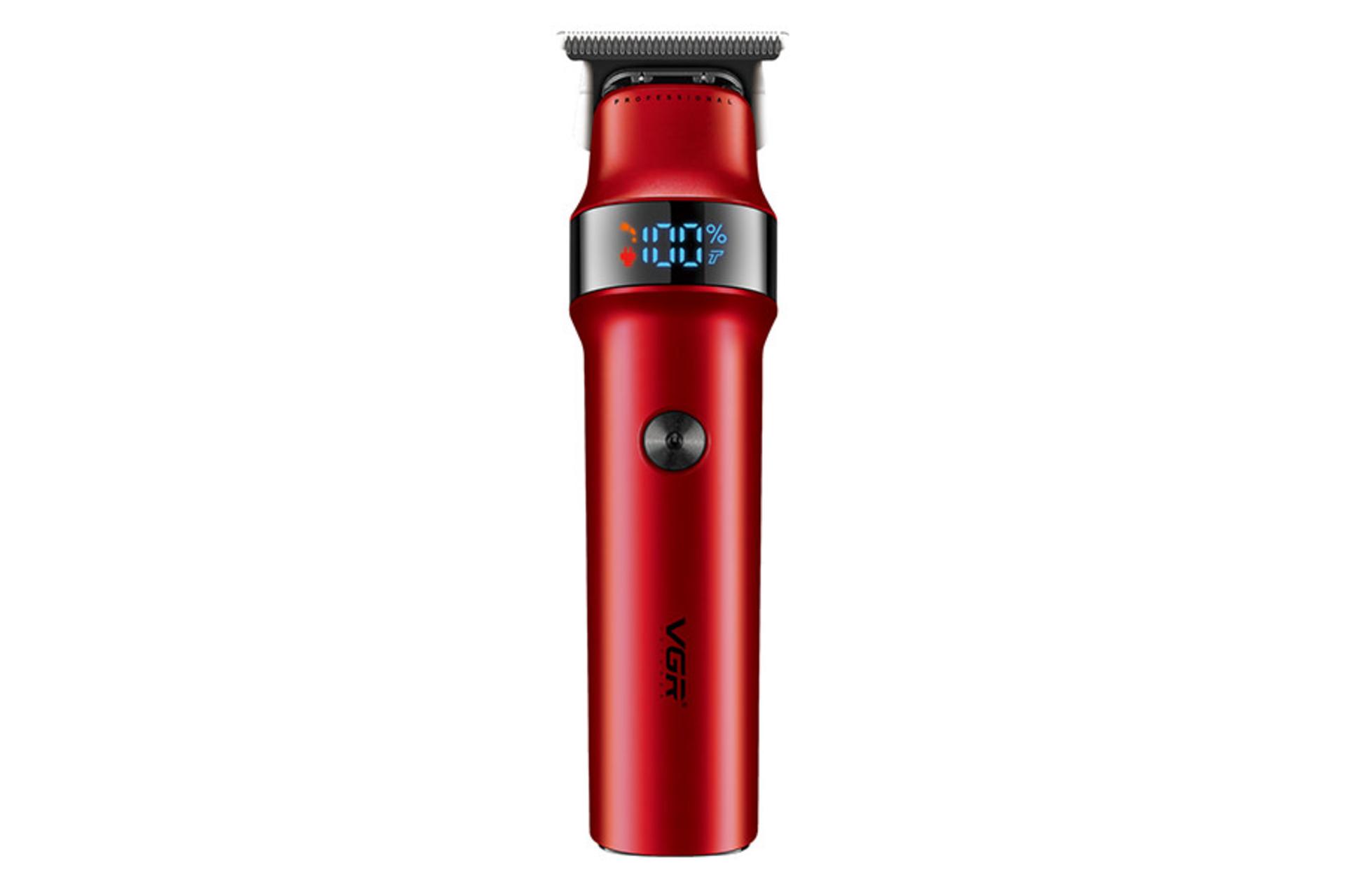 ماشین اصلاح و ریش تراش وی جی آر VGR V-987 رنگ قرمز