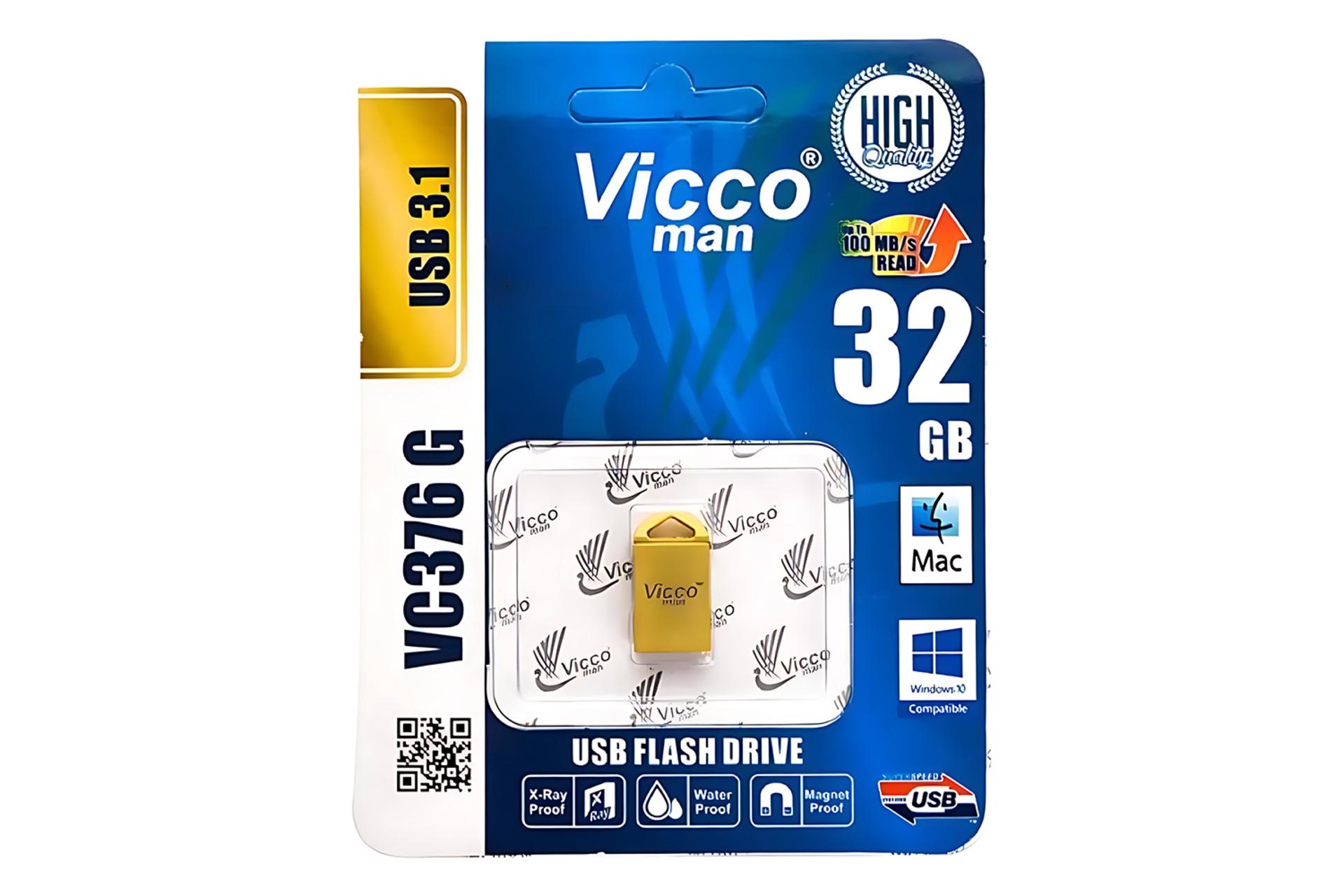 جعبه فلش مموری ویکومن Viccoman VC376 G 32GB USB 3.1