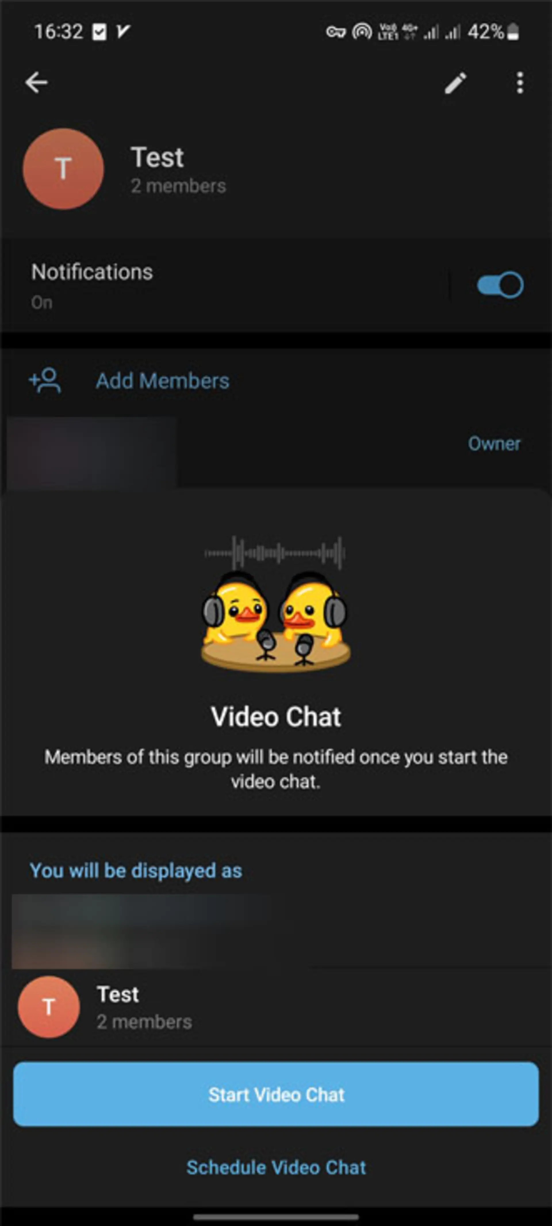 شروع تماس صوتی