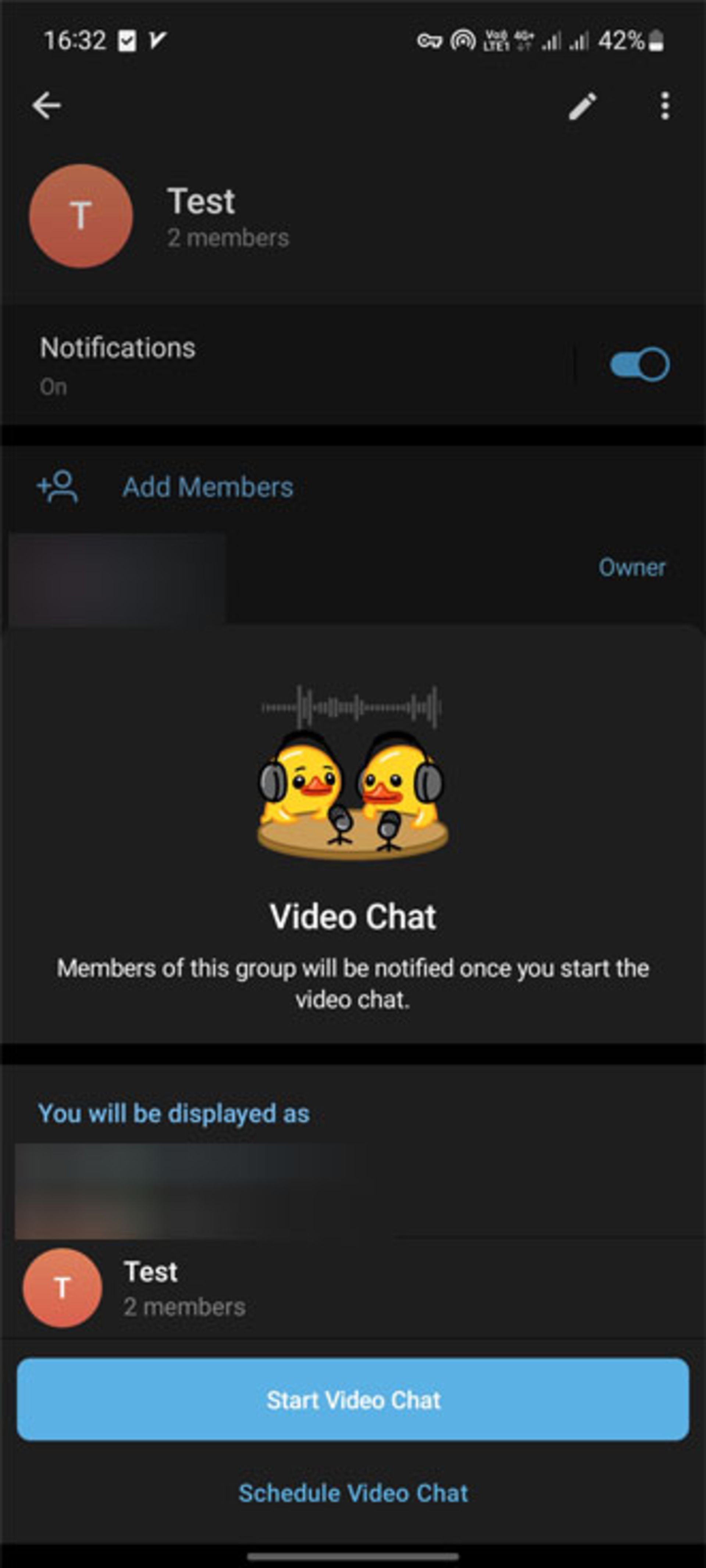 شروع تماس صوتی