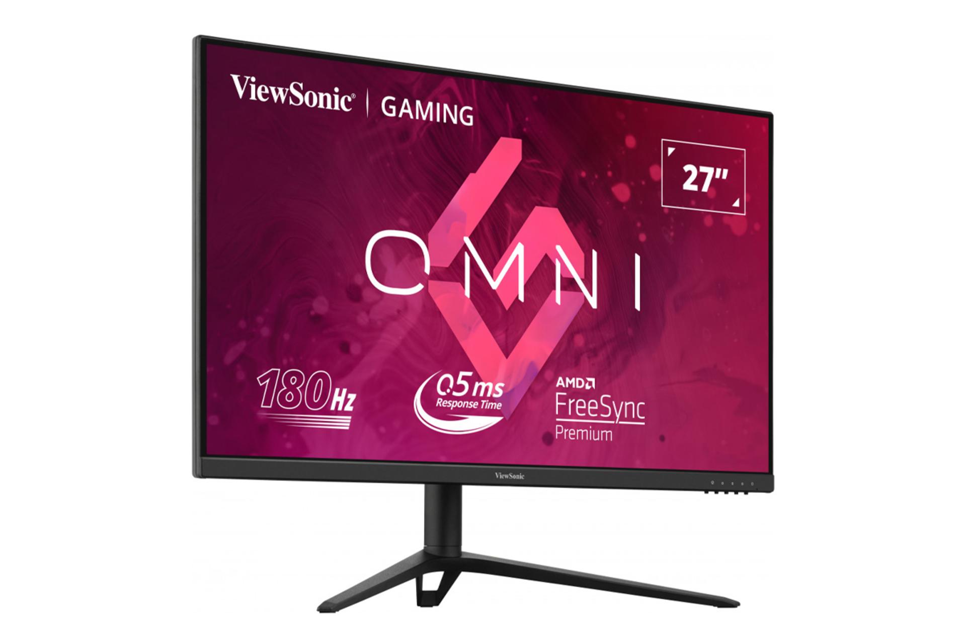ابعاد و اندازه مانیتور ویوسونیک 27 اینچ مدل VX2728J