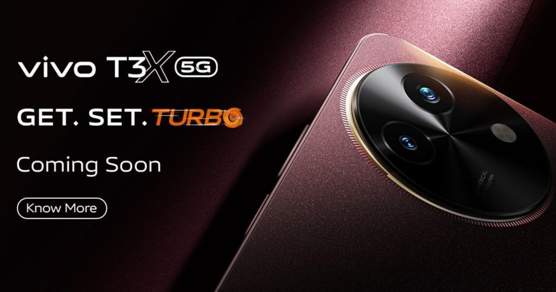 پوستر رسمی گوشی Vivo T3x