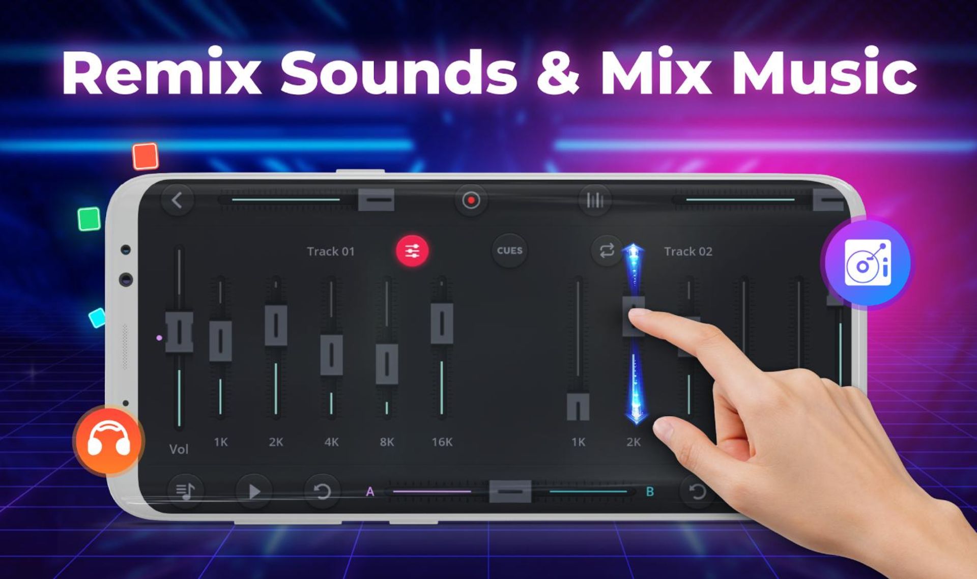 برنامه دی جی Virtual DJ Mixer