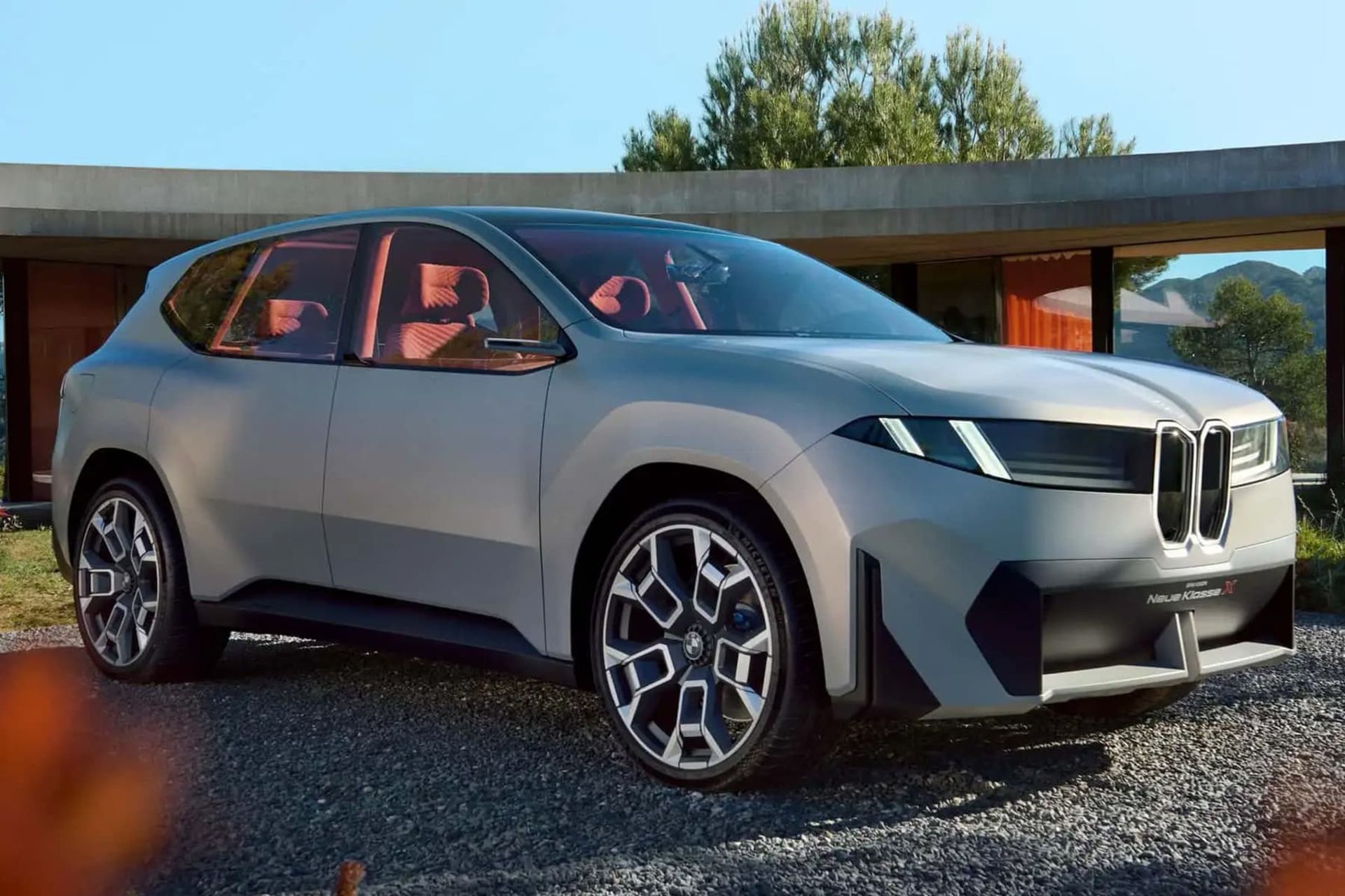 خودرو بی ام و Vision Neue Klasse X بخش جلو سه رخ