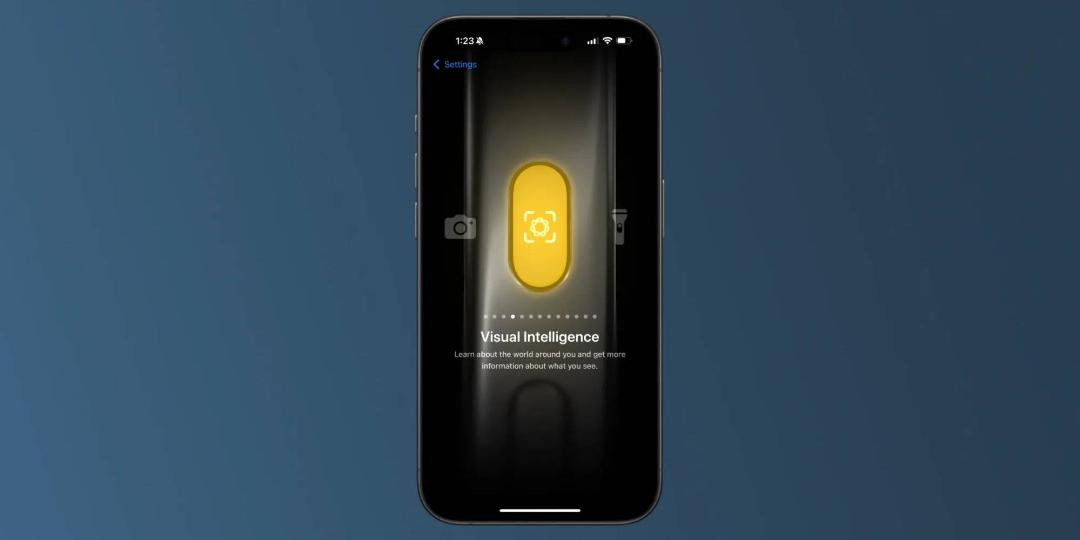 ویژگی Visual Intelligence در ios 18.4 beta 2