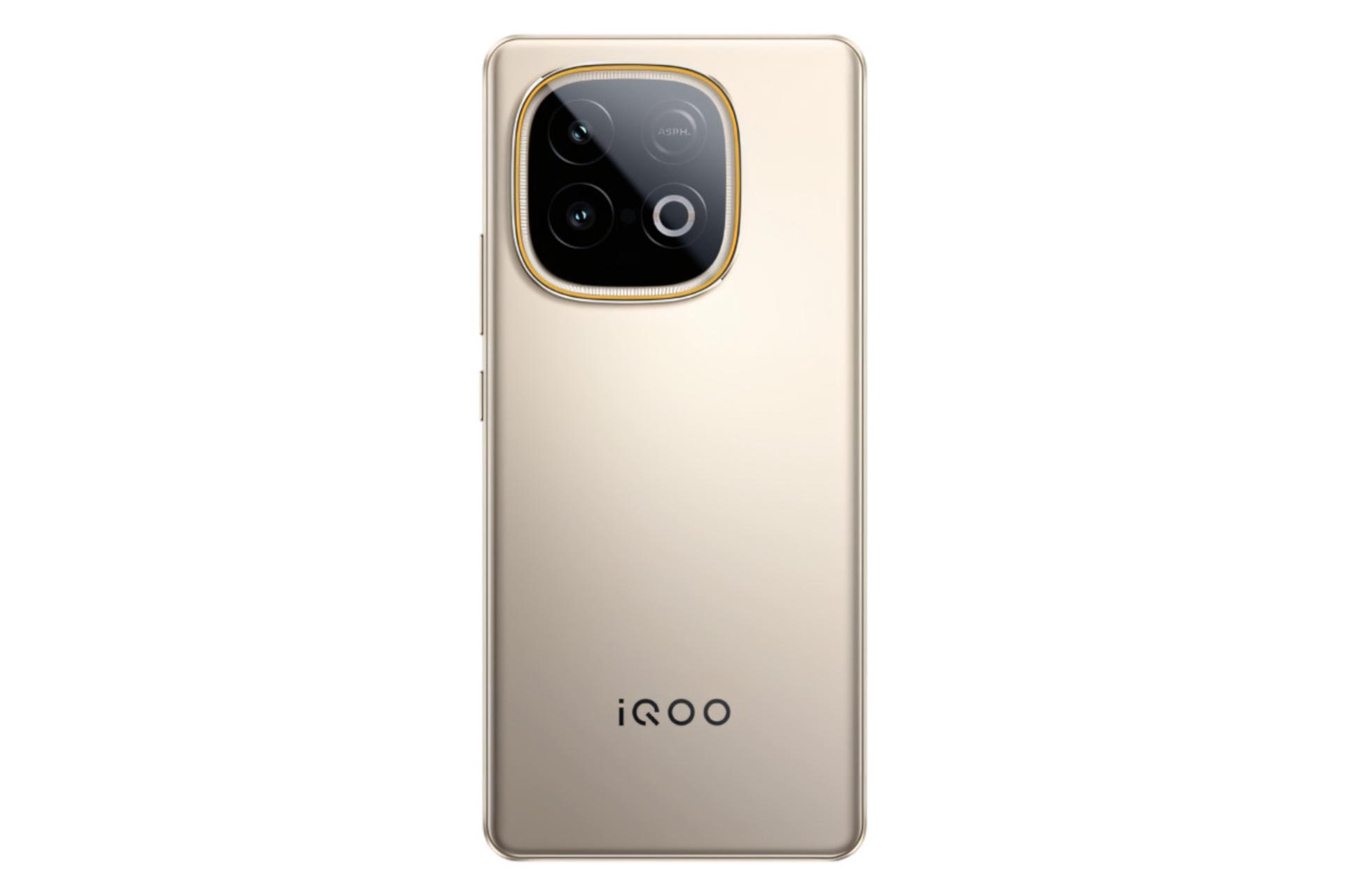 پنل پشت و چینش دوربین گوشی موبایل iQOO Z10 توربو پلاس ویوو طلایی / vivo iQOO Z10 Turbo Plus