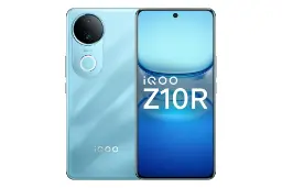 پنل جلو و پشت گوشی موبایل ویوو vivo iQOO Z10R آبی روشن