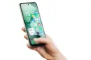 پنل جلو و صفحه نمایش گوشی موبایل iQOO Z9x ویوو سبز روشن / vivo iQOO Z9x