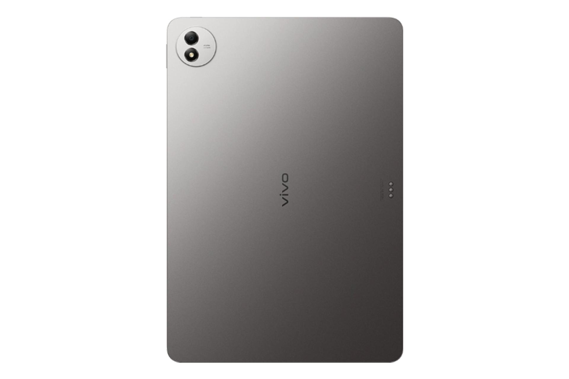 نمای پنل پشت تبلت ویوو پد 5 پرو / vivo Pad5 Pro با نمایش لوگو و دوربین پنل پشت رنگ خاکستری