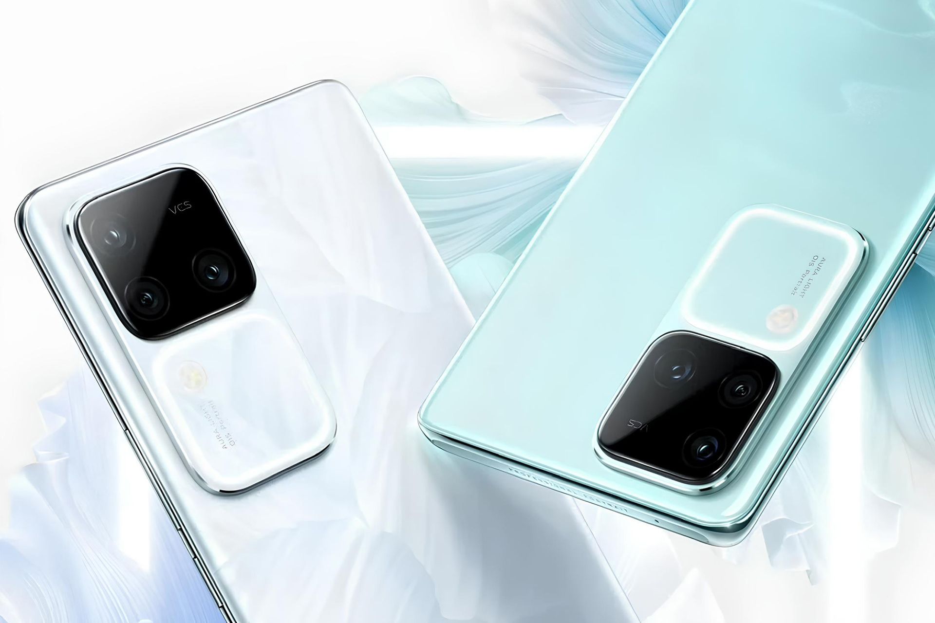 گوشی ویوو S18 پایه و پرو در دو رنگ از نمای پشت
