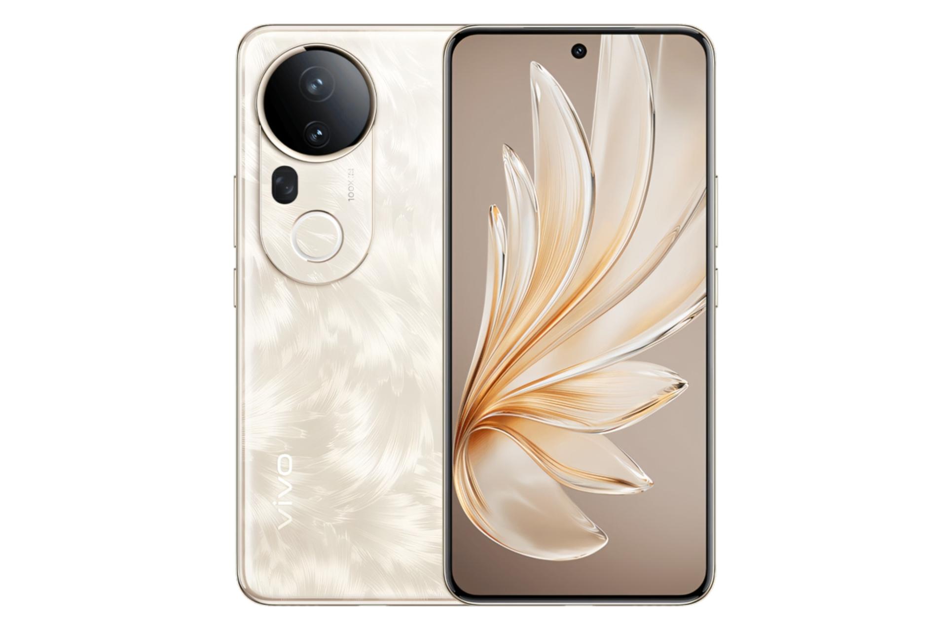 پنل جلو و پشت گوشی موبایل S20 پرو ویوو طلایی / vivo S20 Pro