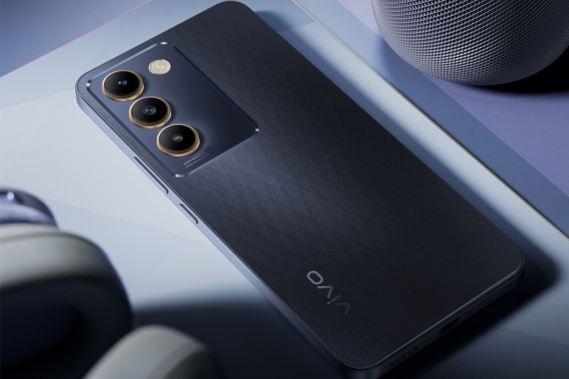 گوشی ویوو T3 آبی کهکشانی از پشت