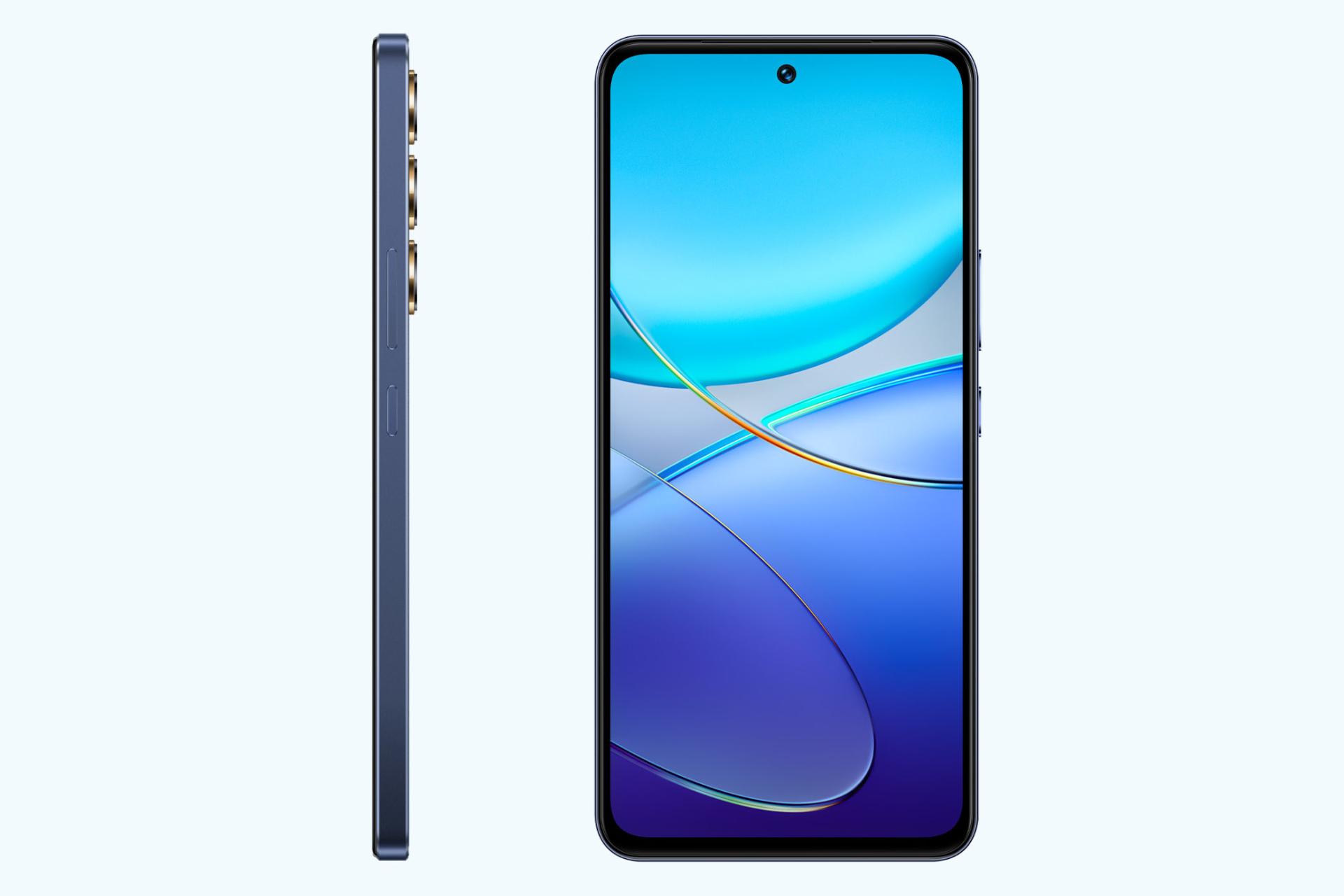 پنل جلو و کناری گوشی موبایل ویوو vivo T3 سرمه ای
