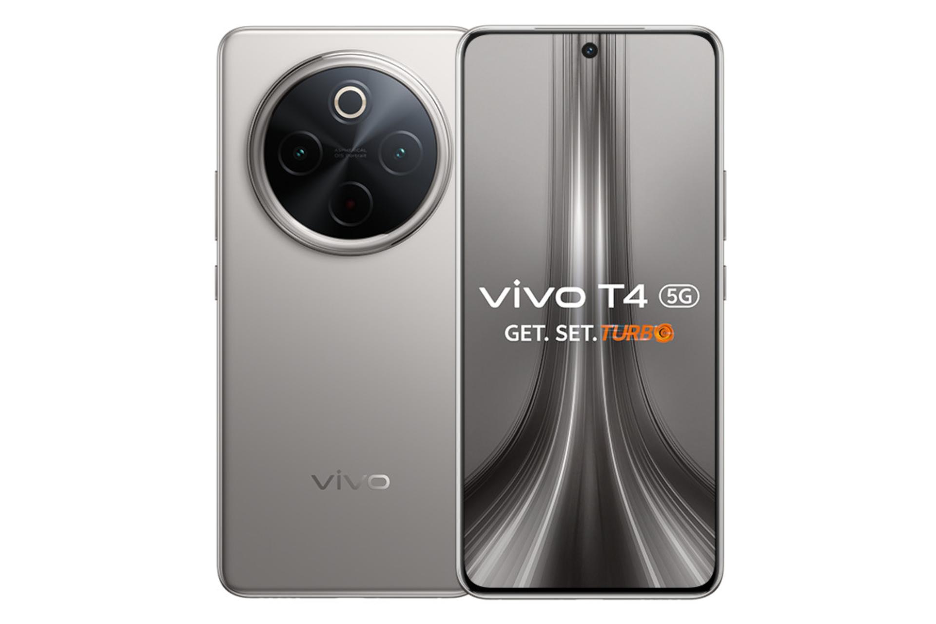 پنل جلو و پشت گوشی موبایل ویوو vivo T4 خاکستری