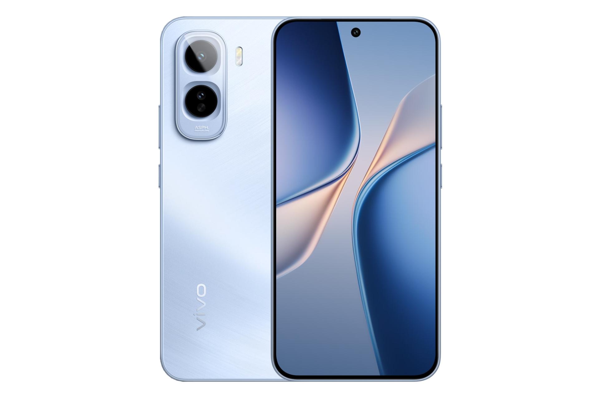 پنل جلو و پشت گوشی موبایل T5 پرو ویوو آبی روشن / vivo T5 Pro