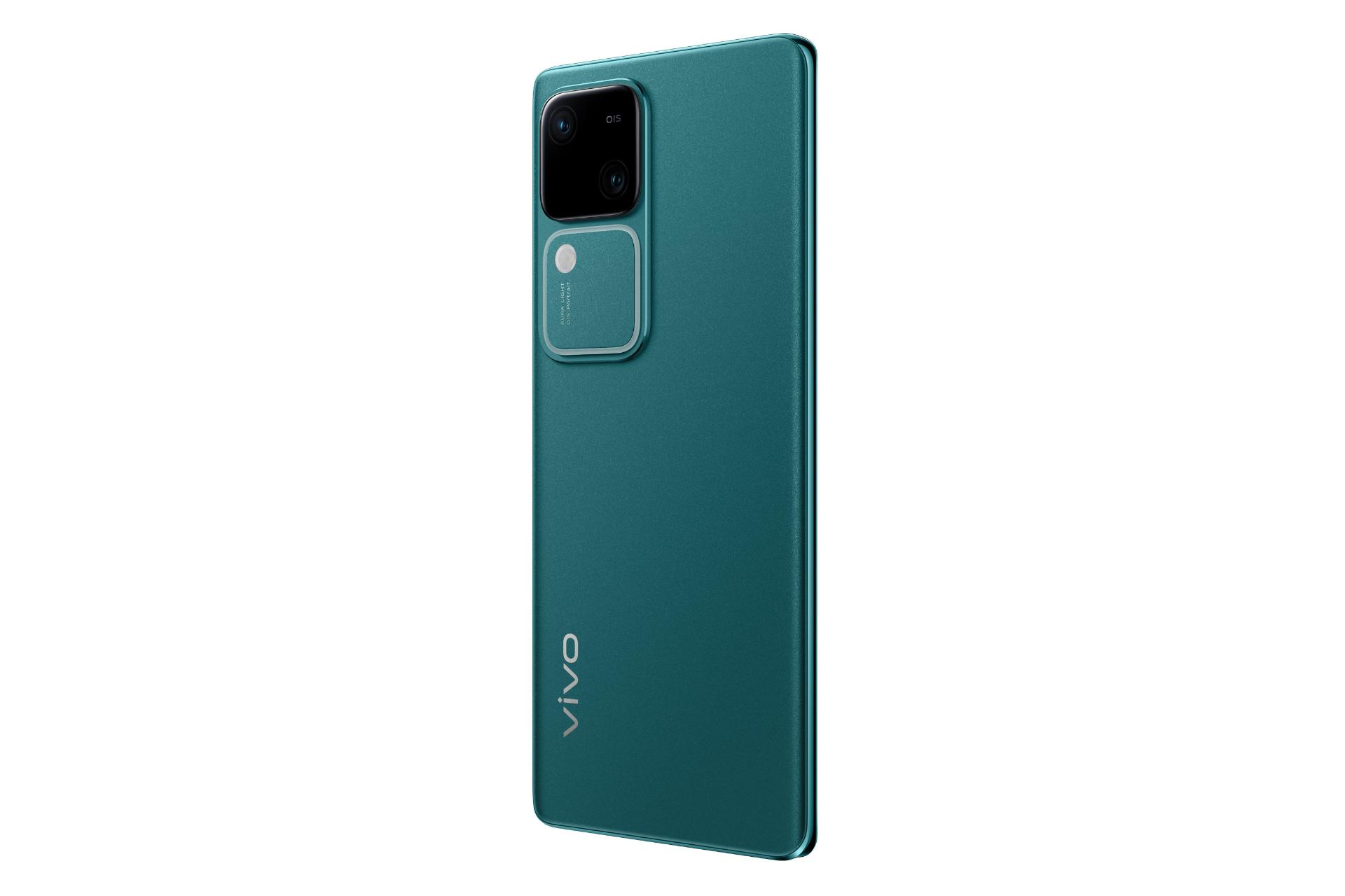 سمت راست پنل پشت گوشی موبایل ویوو vivo v30 سبز تیره