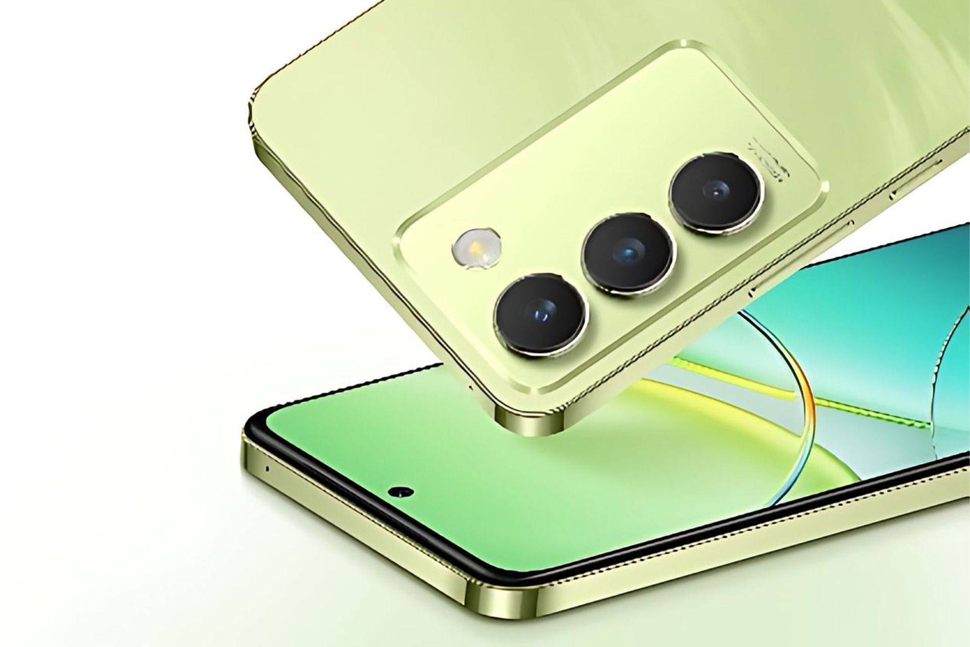 ماژول دوربین و نمایشگر گوشی ویوو V30 لایت رنگ سبز 