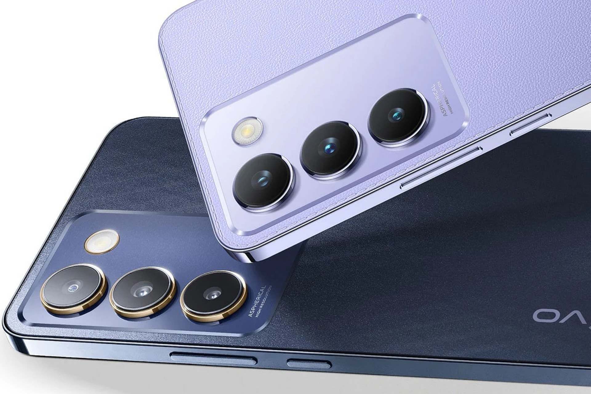 گوشی ویوو V40 SE 5G در دو رنگ مشکی و صورتی