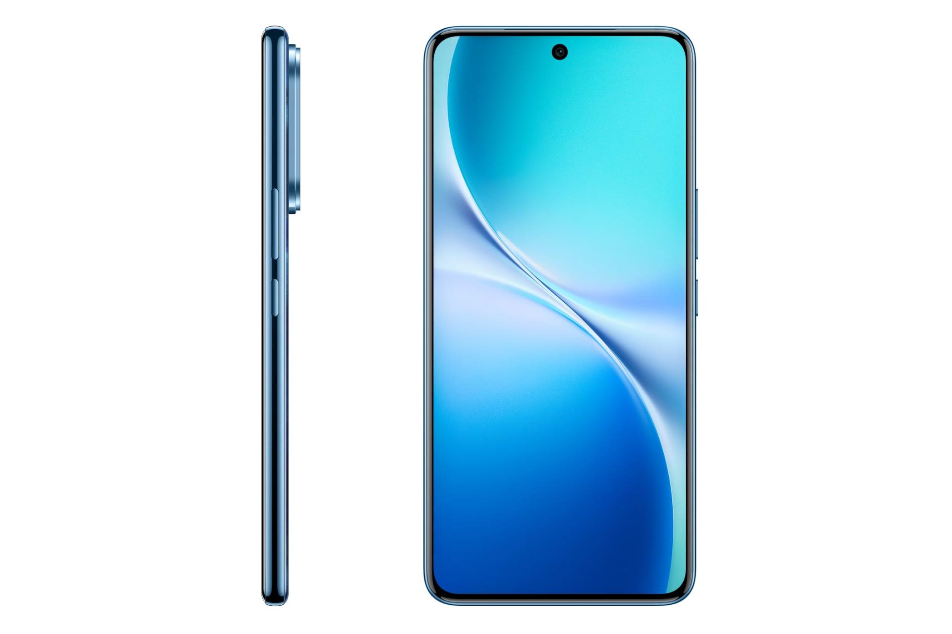 پنل جلو و فریم گوشی موبایل ویوو vivo V60 آبی