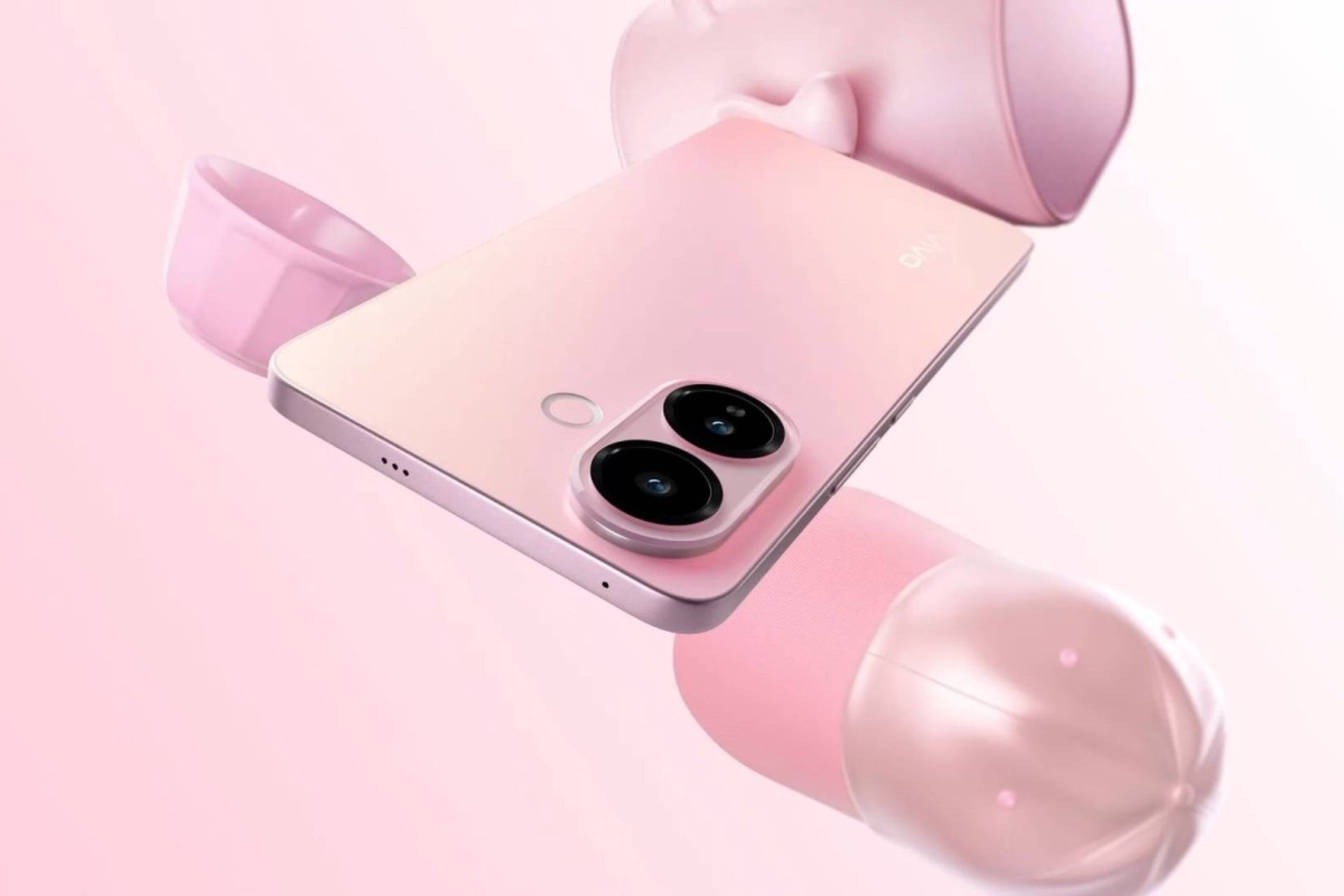 پنل پشت گوشی ویوو V60 لایت رنگ صورتی