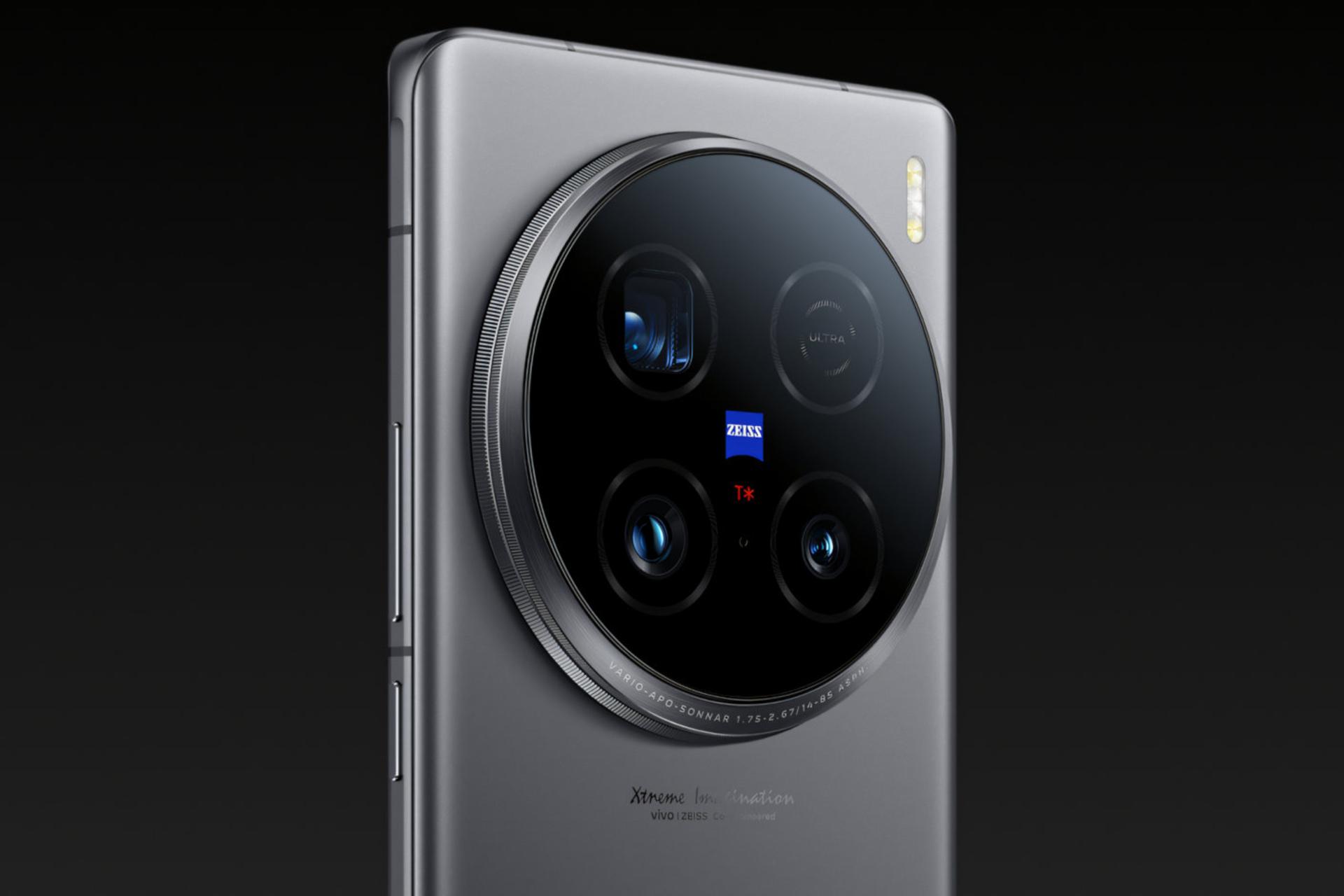 چینش دوربین گوشی موبایل X100 اولترا ویوو خاکستری تیره / vivo X100 Ultra