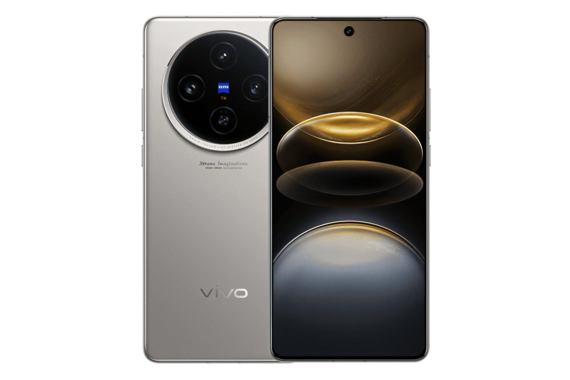 پنل جلو و پشت گوشی موبایل ویوو vivo X100s تیتانیوم