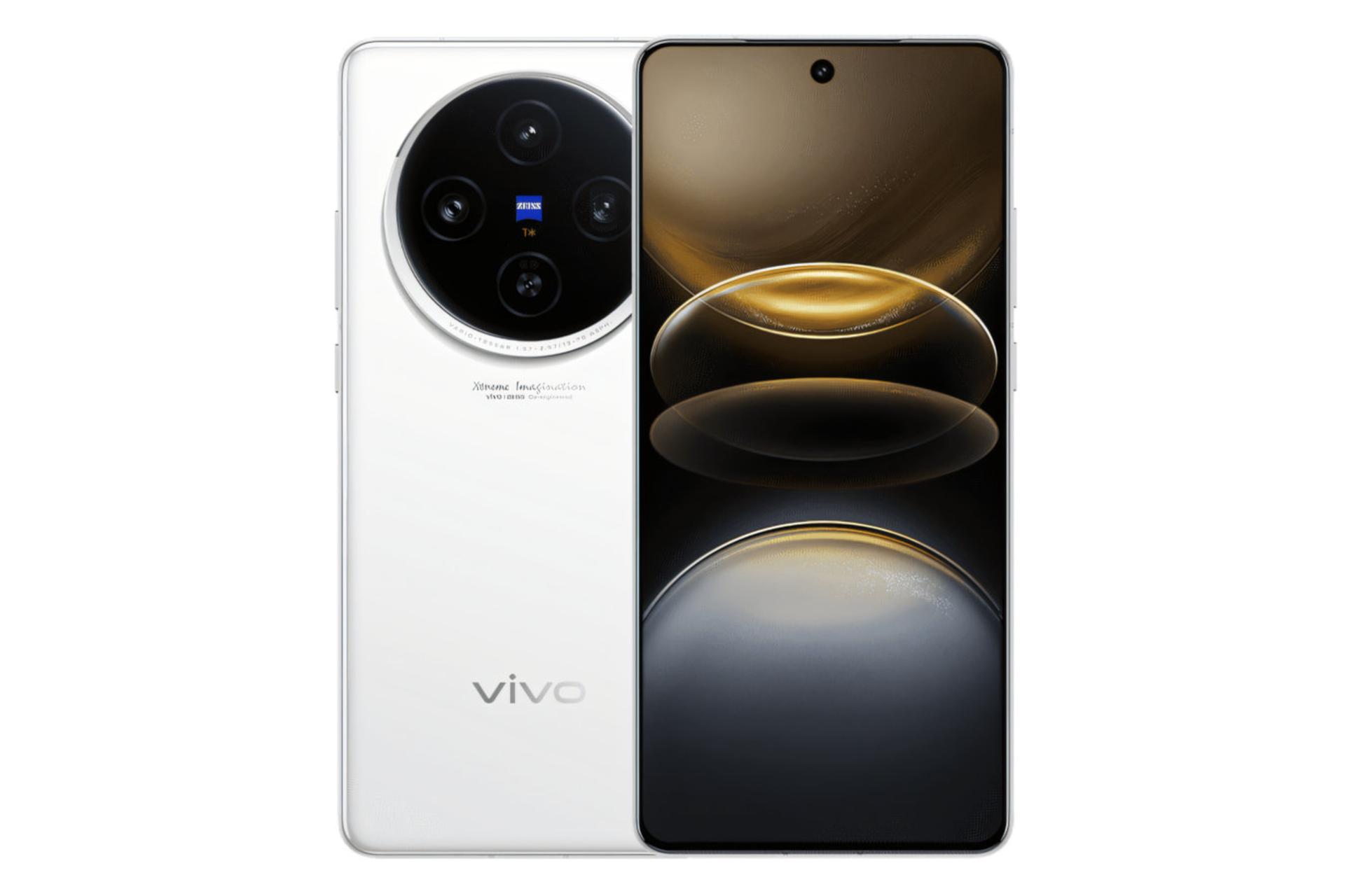 پنل جلو و پشت گوشی موبایل ویوو vivo X100s سفید