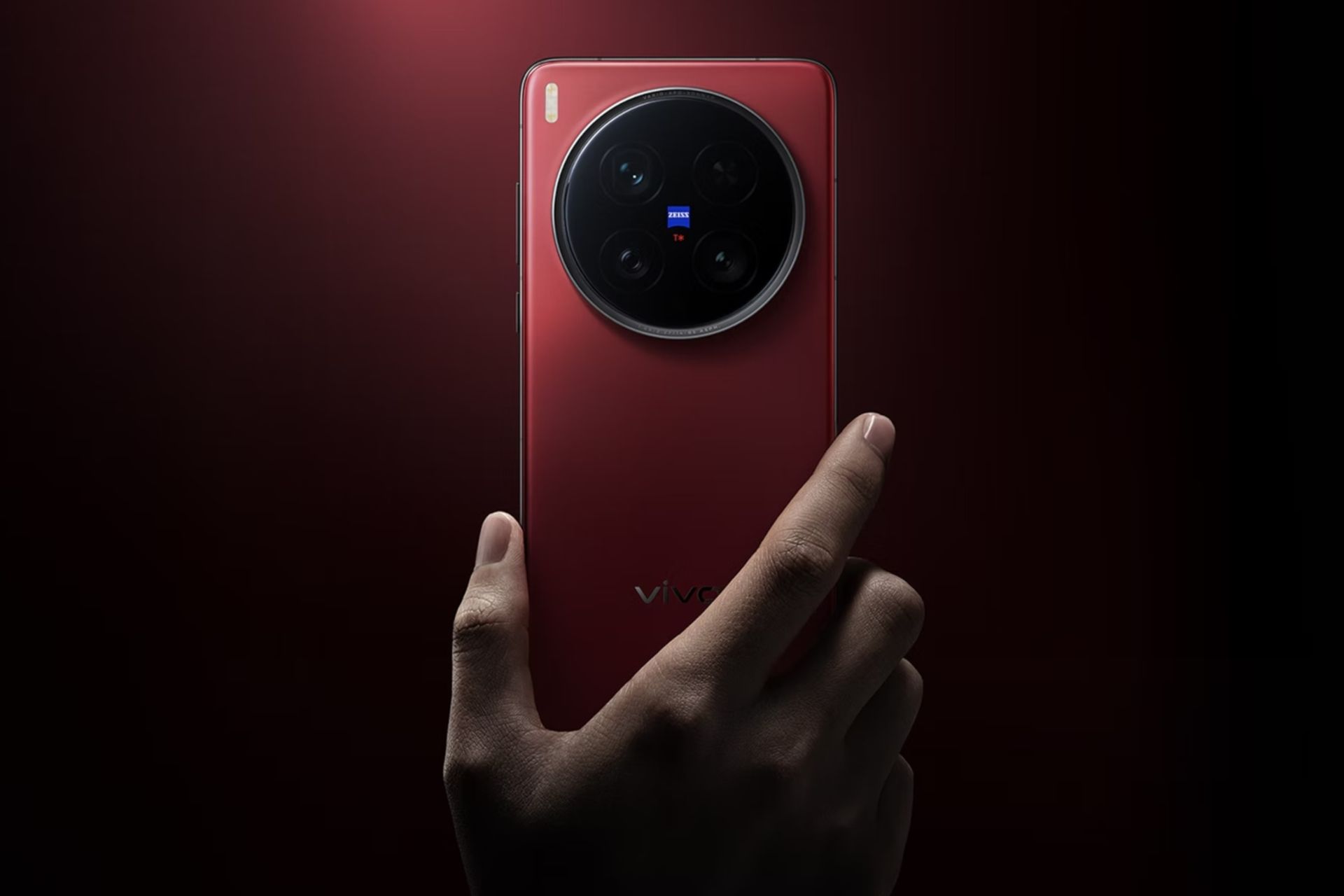 پنل پشت چینش دورربین گوشی موبایل X200 اولترا ویوو قرمز / vivo X200 Ultra