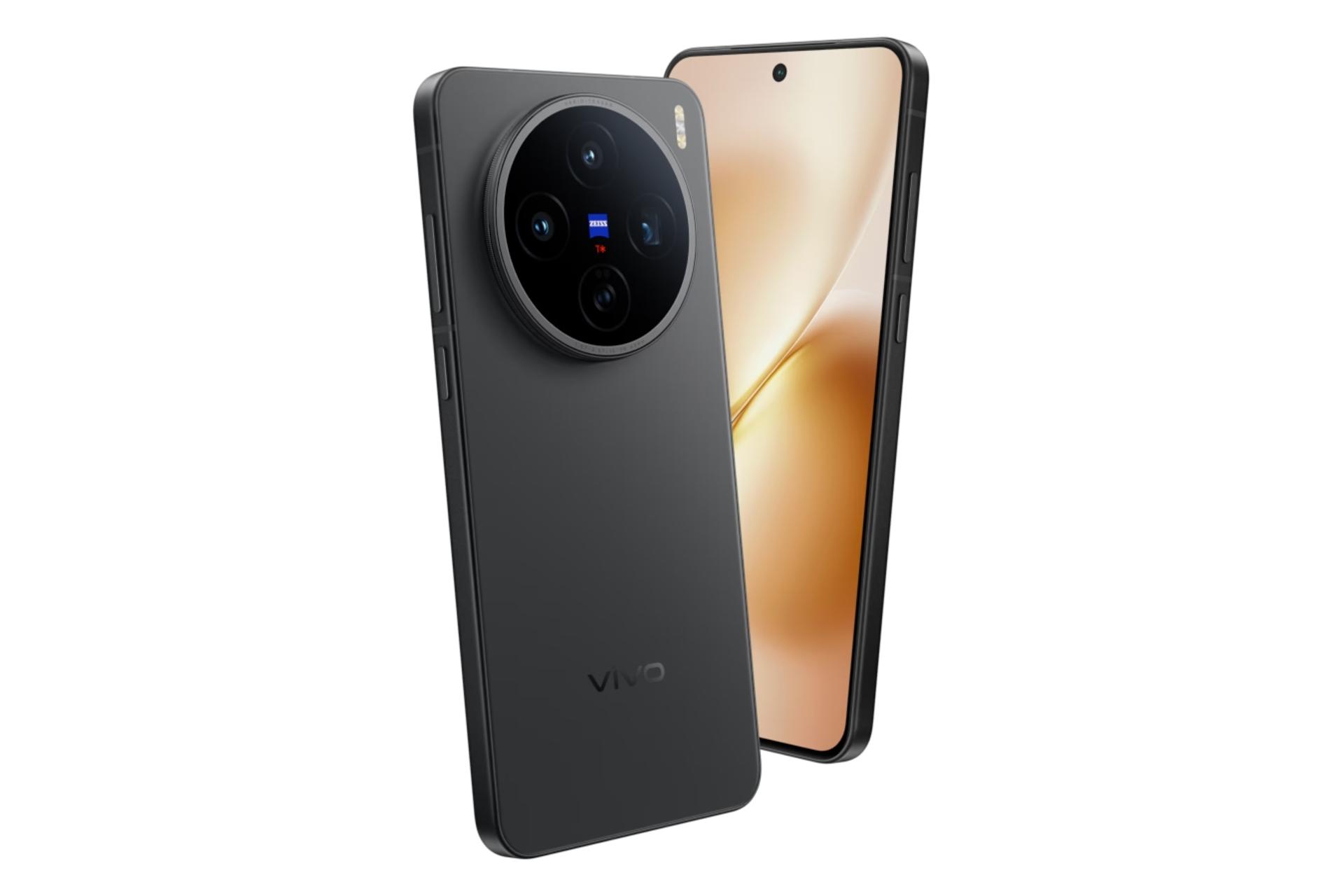 پنل پشت و چینش دوربین گوشی X200s ویوو مشکی / vivo X200s