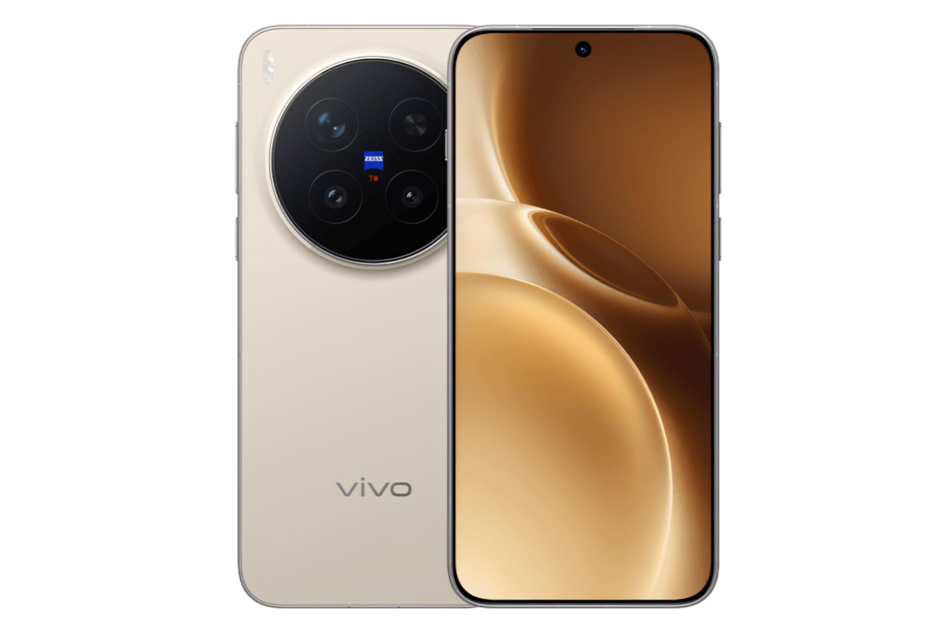 پنل جلو و پشت گوشی موبایل X300 پرو ویوو قهوه ای / vivo X300 Pro