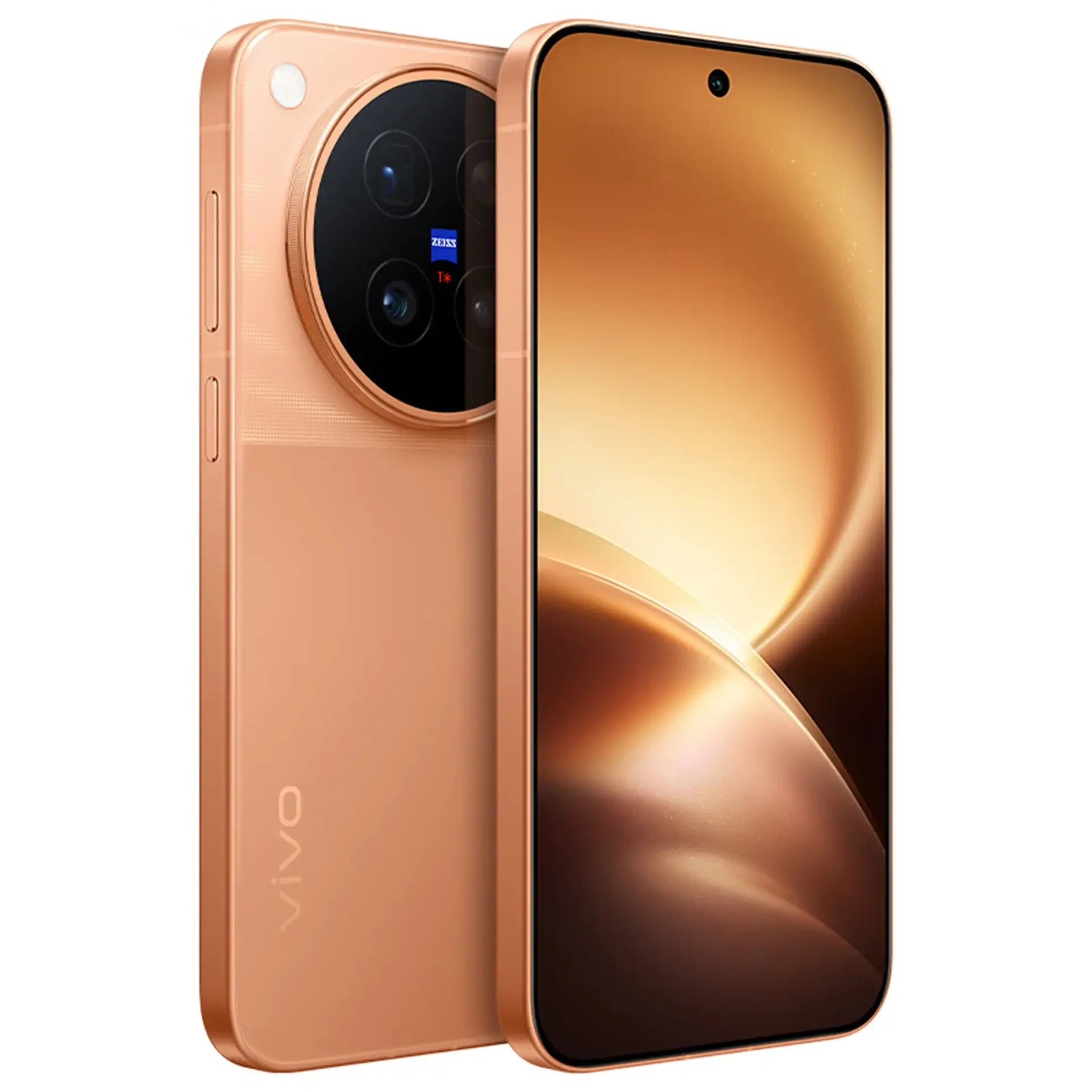 گوشی هوشمند ویوو (Vivo) X500 Pro Max با رنگ طلایی و دوربین زایس (Zeiss)