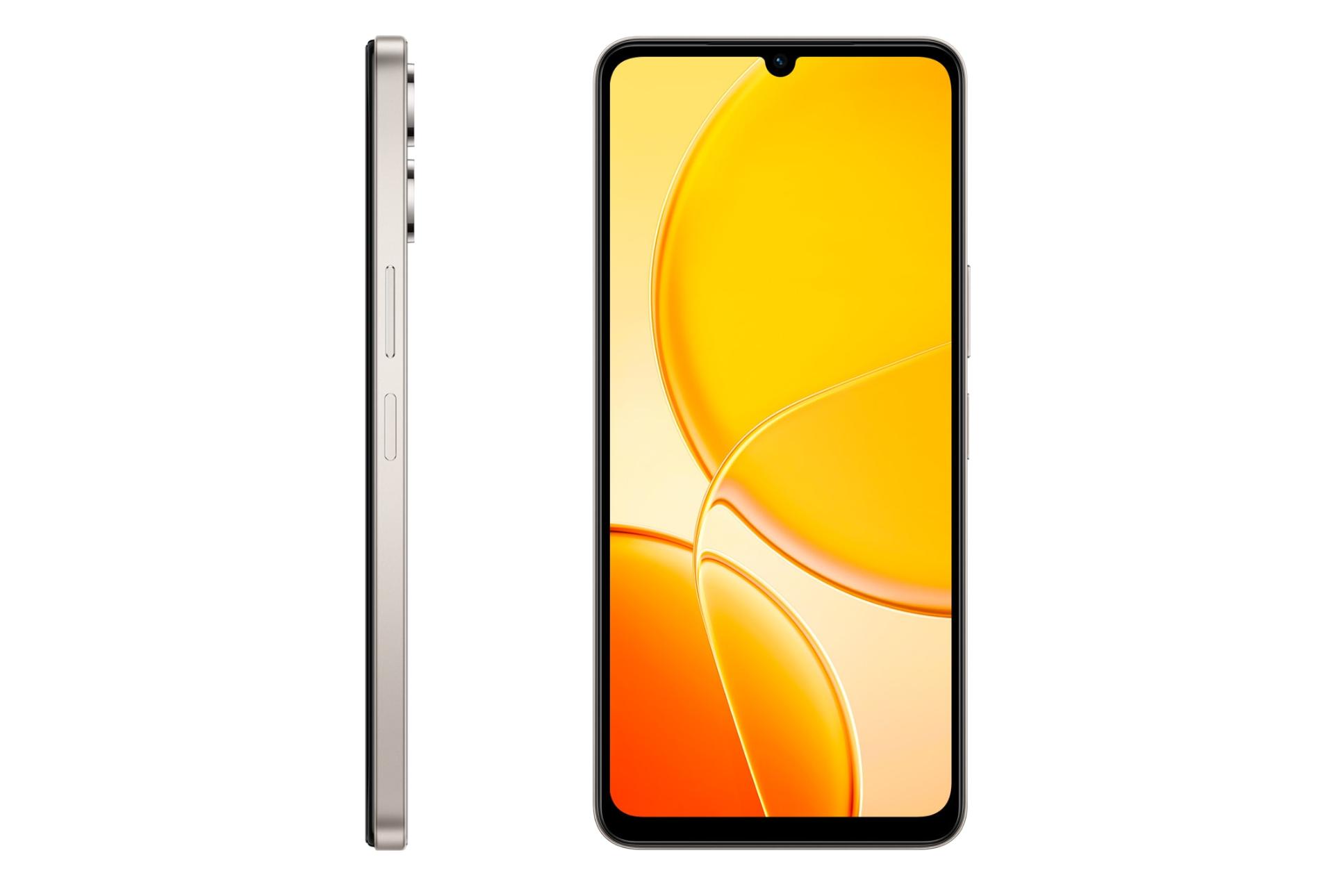 صفحه نمایش و فریم گوشی موبایل ویوو vivo Y04 طلایی