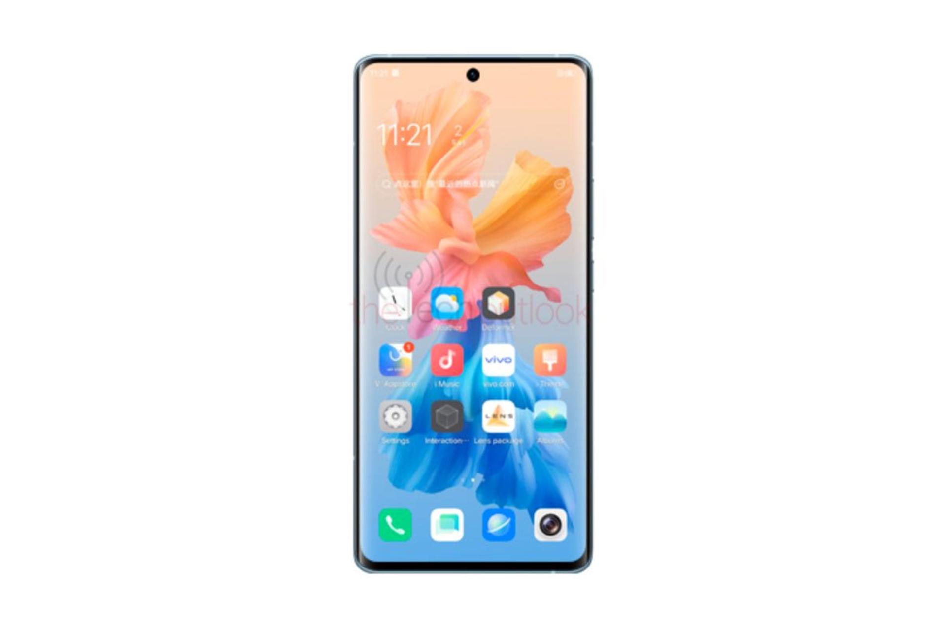 گوشی ویوو Y100 جی‌تی نمای روبرو - Vivo Y100 GT