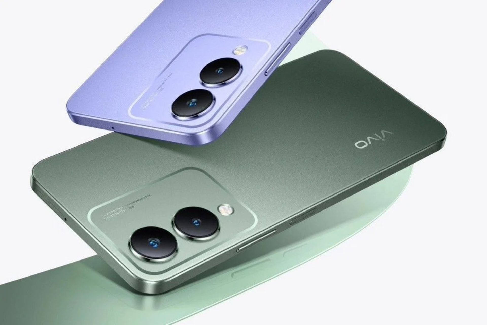 پنل پشتی گوشی ویوو Y12 مدل ۲۰۲۳ در دو رنگ Wild Green و Crystal Purple