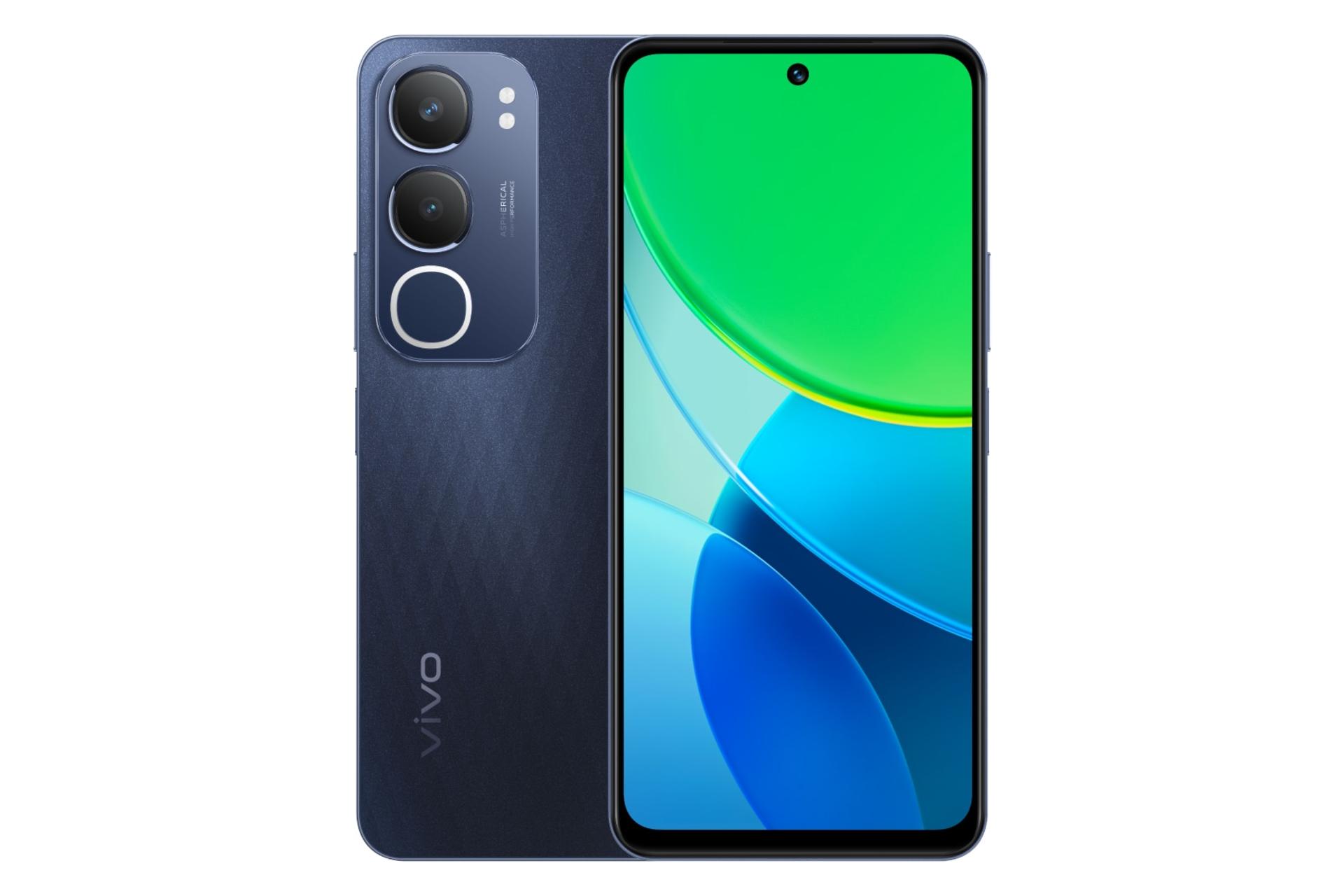 مرجع متخصصين ايران پنل جلو و پشت موبايل موبايل Y19s پرو ويوو مشكي / vivo Y19s Pro