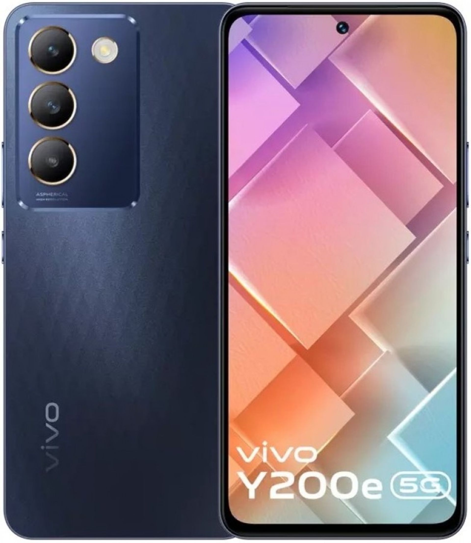 پنل پشتی و جلویی گوشی ویوو Y200e در رنگ مشکی