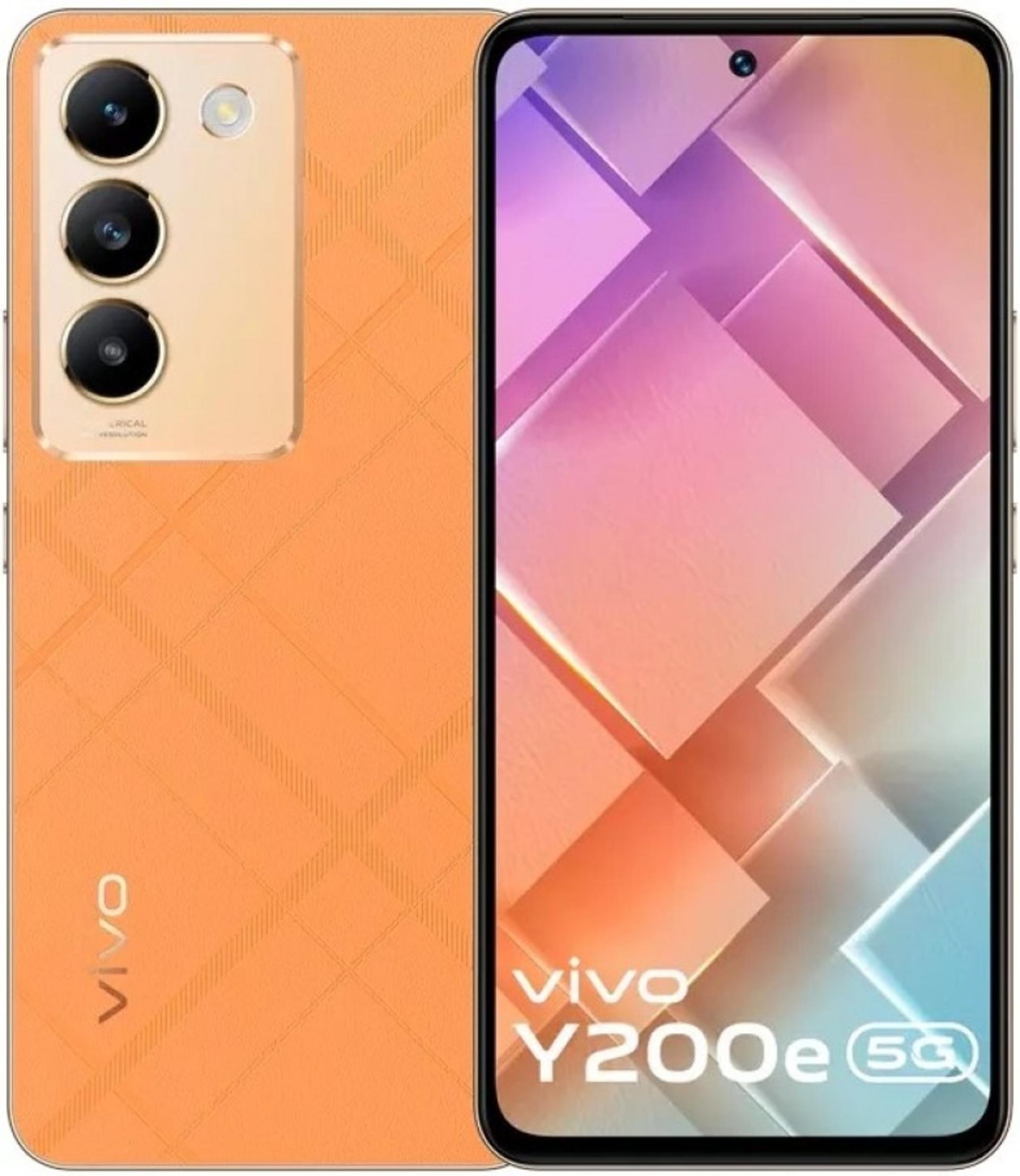 پنل پشتی و جلویی گوشی ویوو Y200e رنگ نارنجی